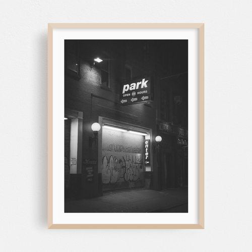 Parking, West Village B&W 01