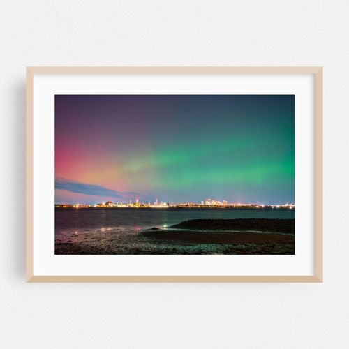 Northern Lights over Boston