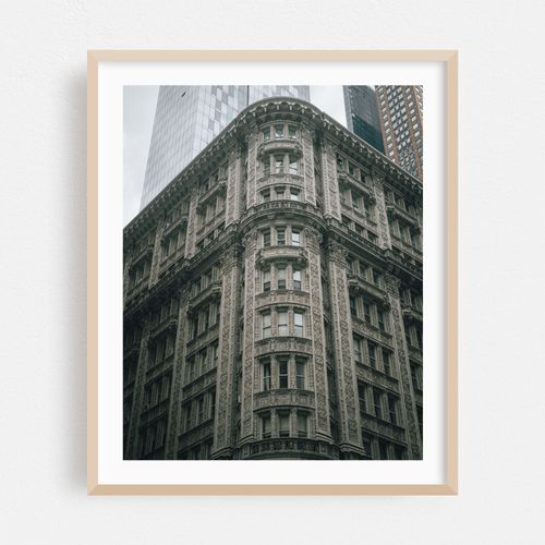 Looking up at Alwyn Court