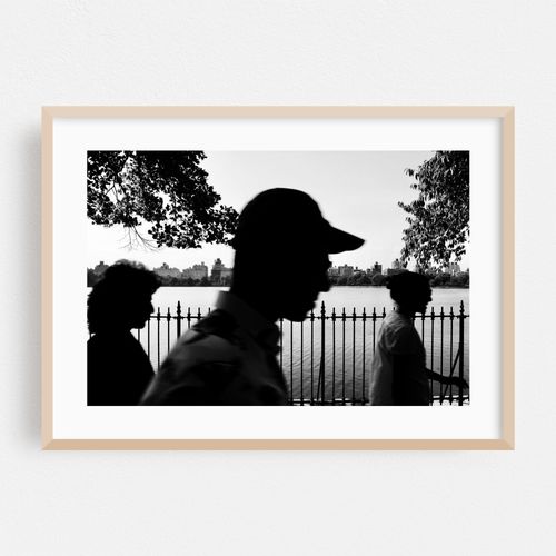 Silhouettes Against the Reservoir