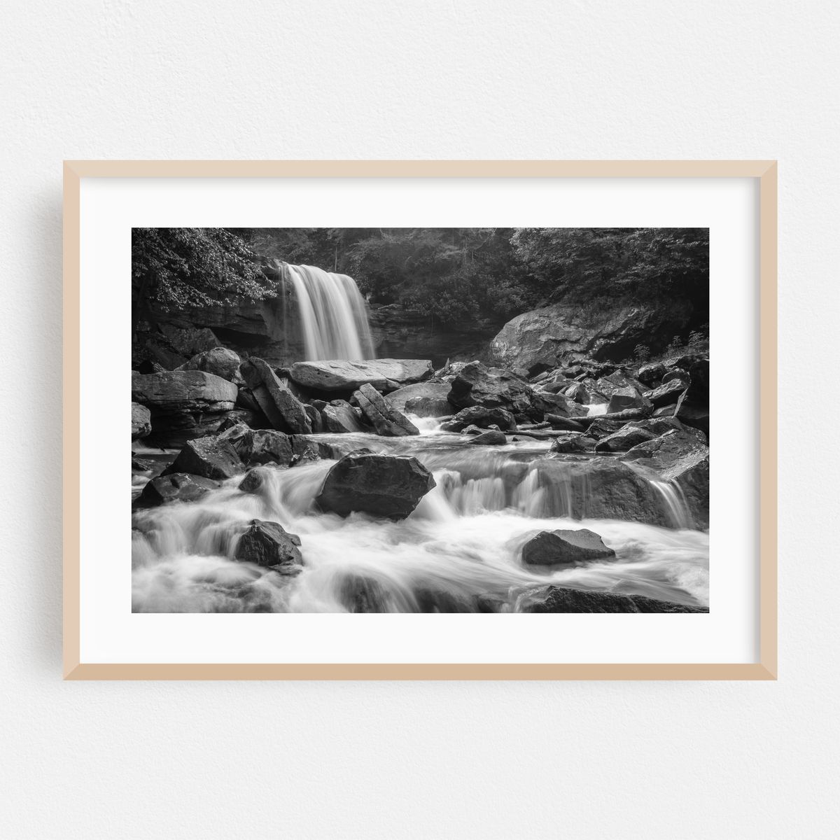 Douglas Falls B&W – image 1 of 6