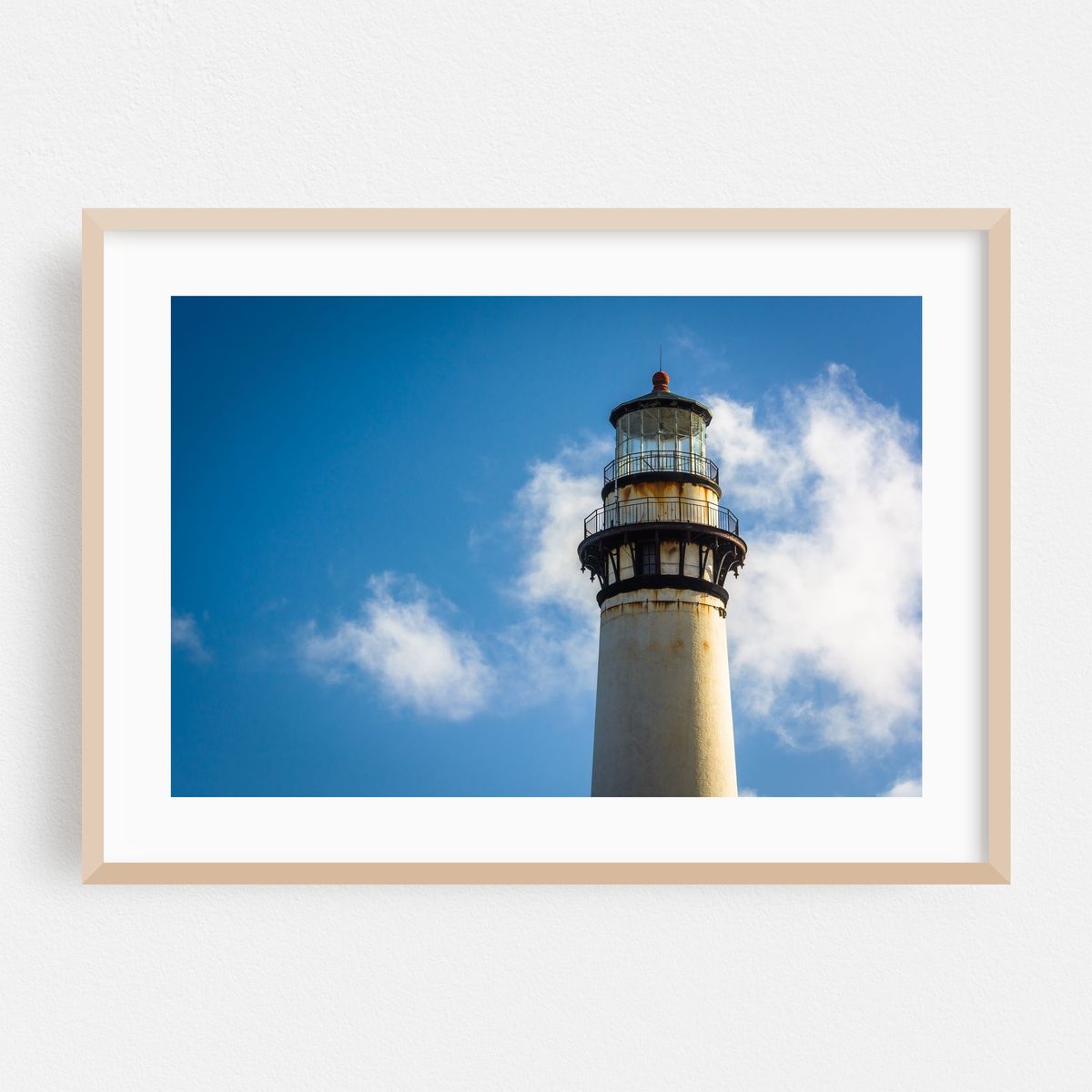 Close-up, Pigeon Point Lighthouse – image 1 of 6