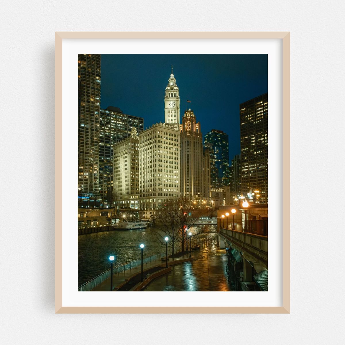Riverwalk at Night, Chicago – image 1 of 16