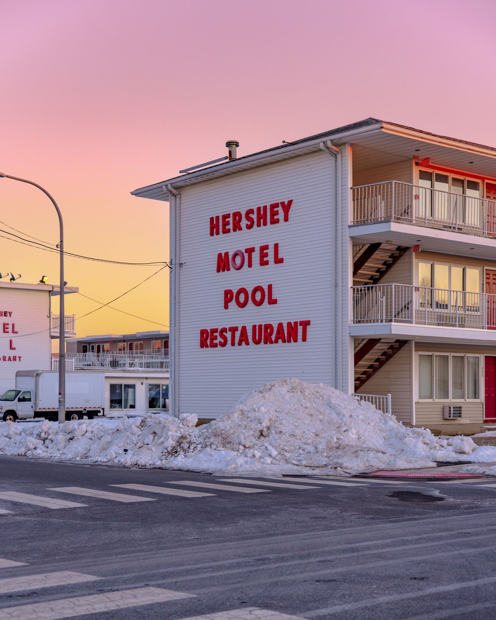 Hershey Motel Sunset 03
