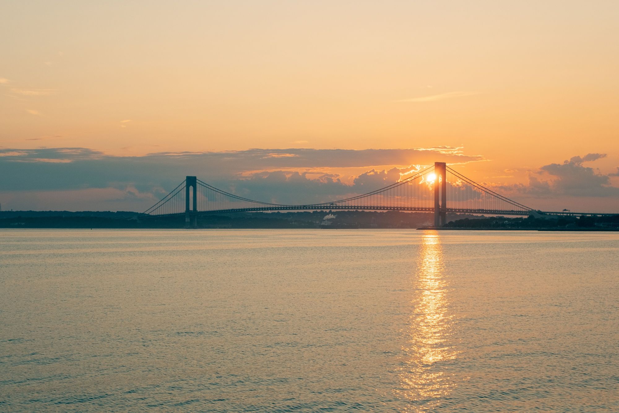 The Verrazano from Bensonhurst Park, Brooklyn