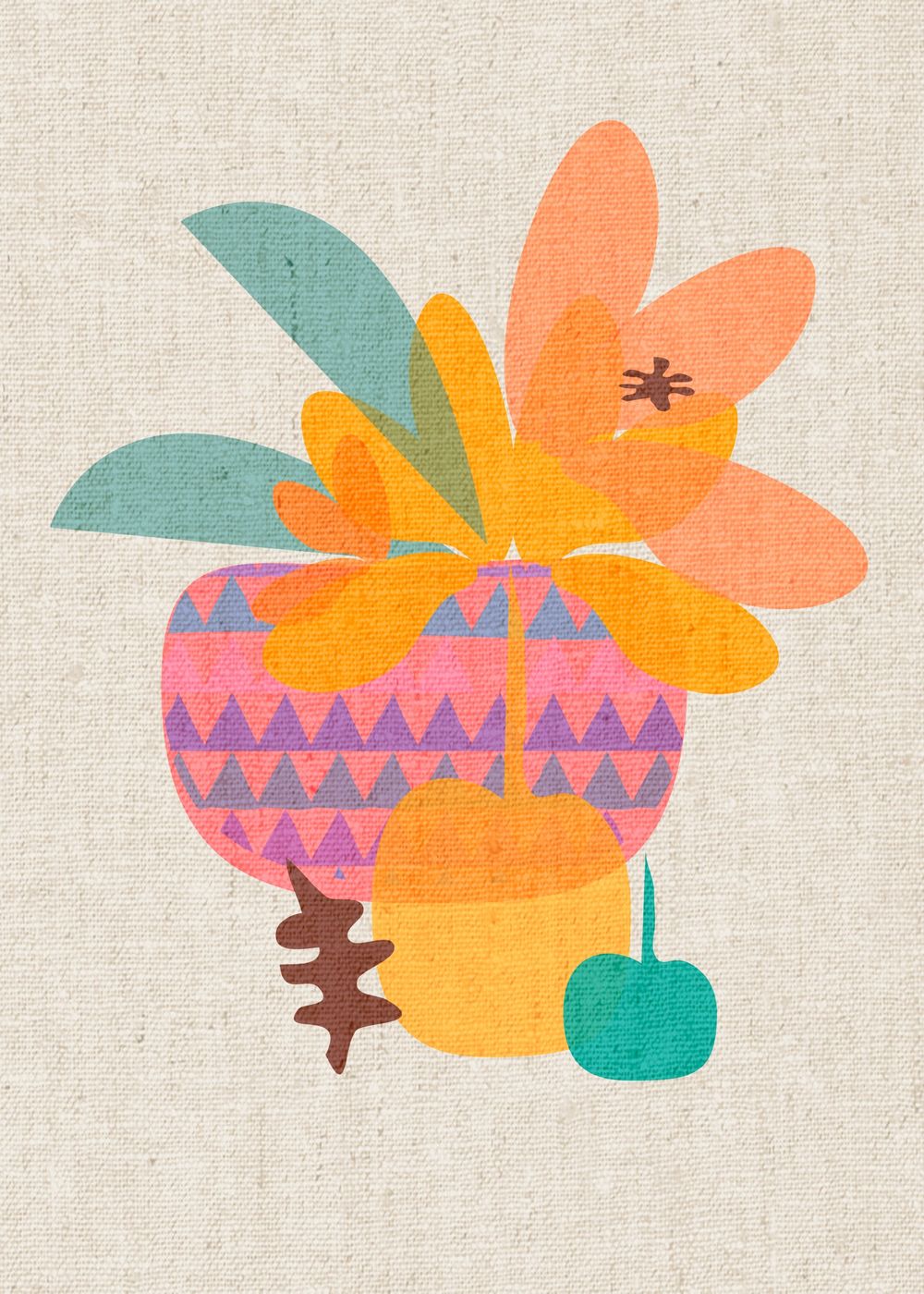 tropical-breakfast-framer-gallery-framed-wall-art-prints