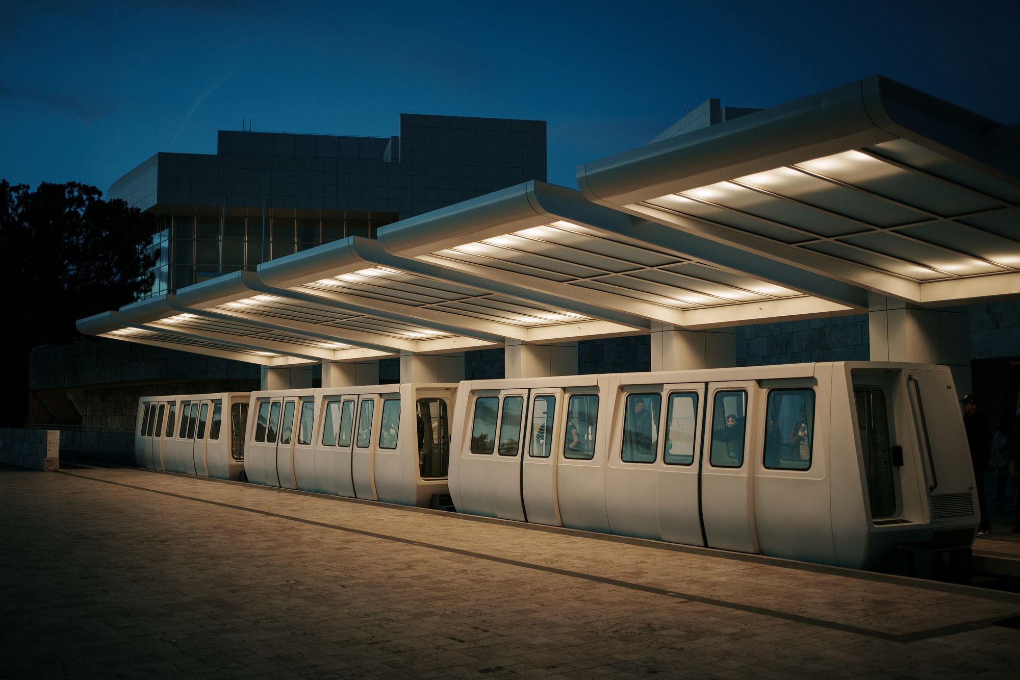 Tram at The Getty, Los Angeles