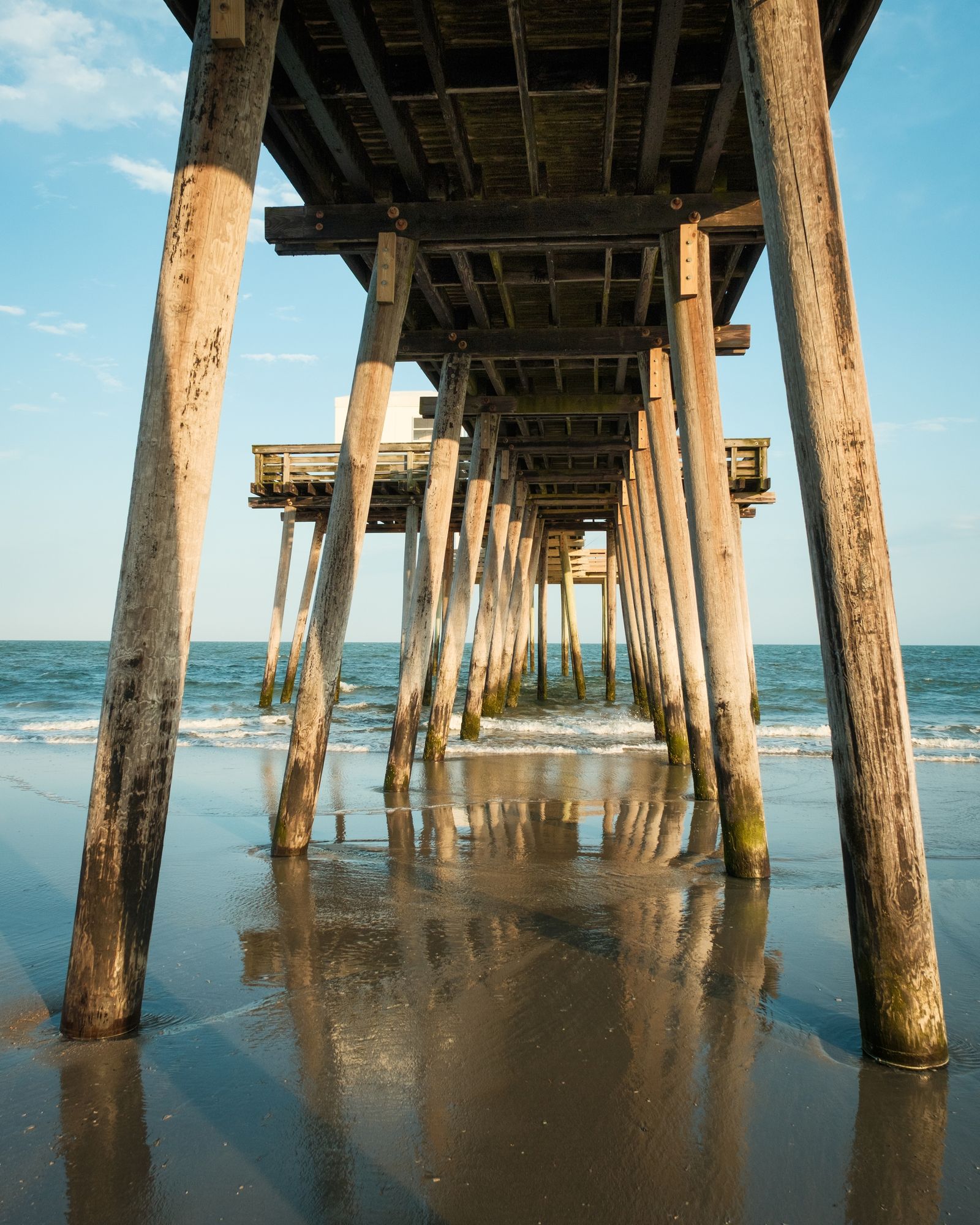 Under Ocean City Fishing Pier