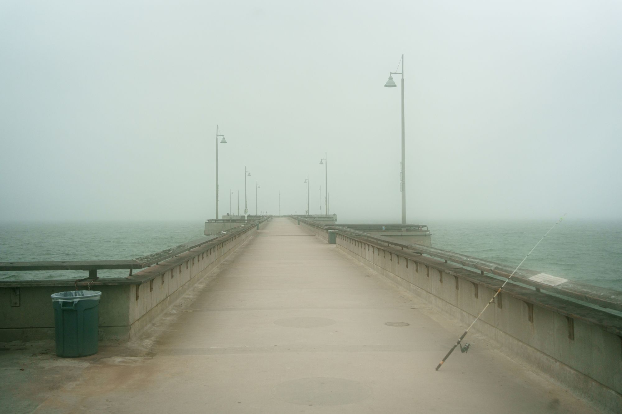 Venice Pier in Fog, Los Angeles