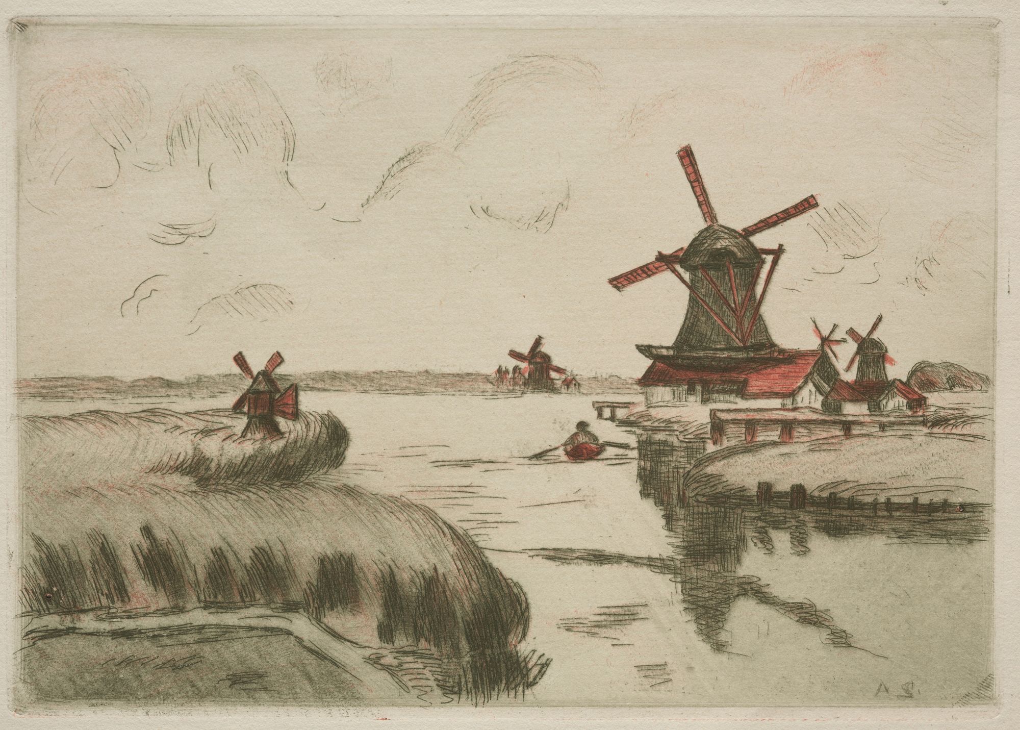 View from Saardam (1909)