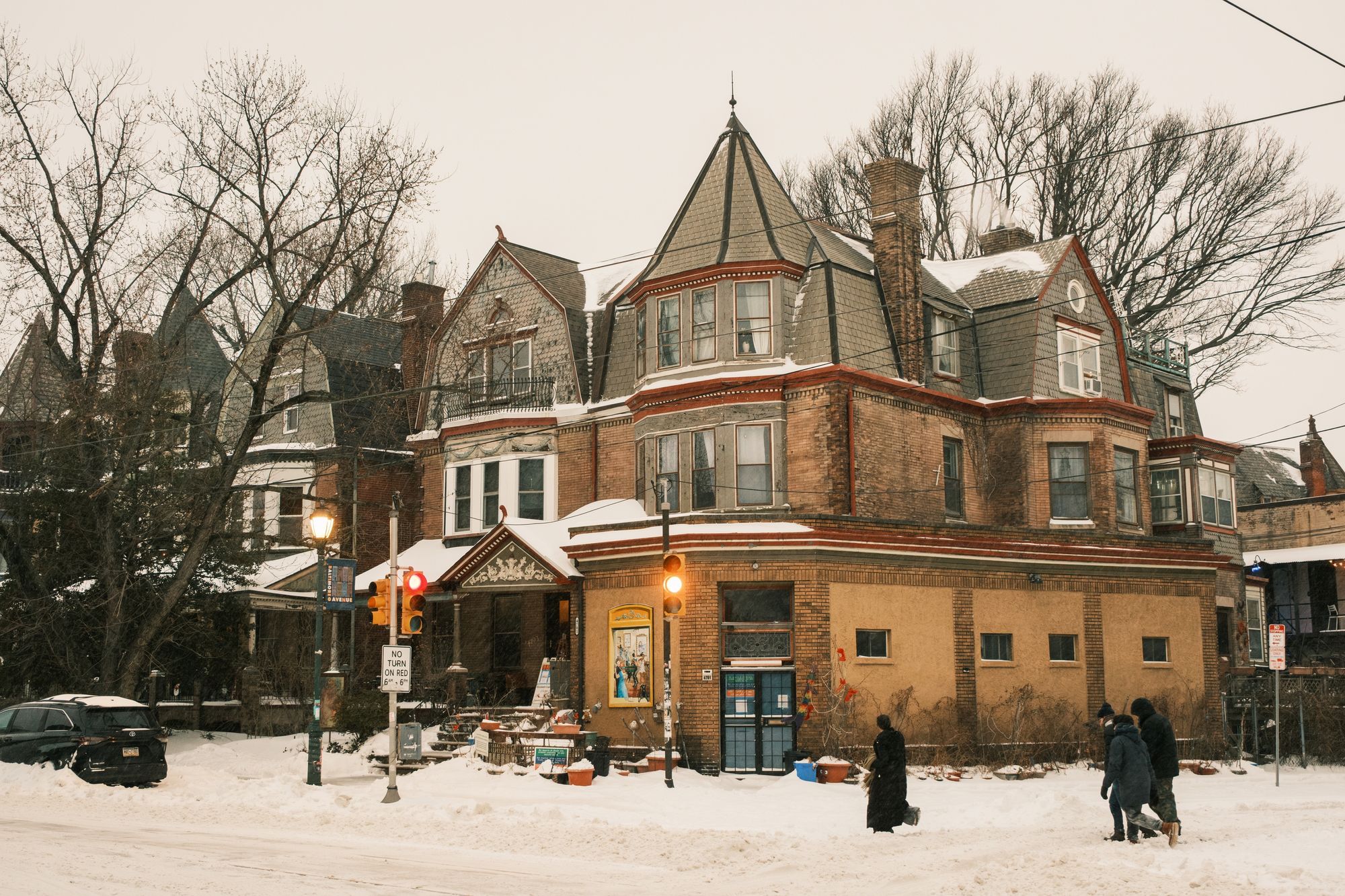 Walking in the Snow, West Philadelphia 01
