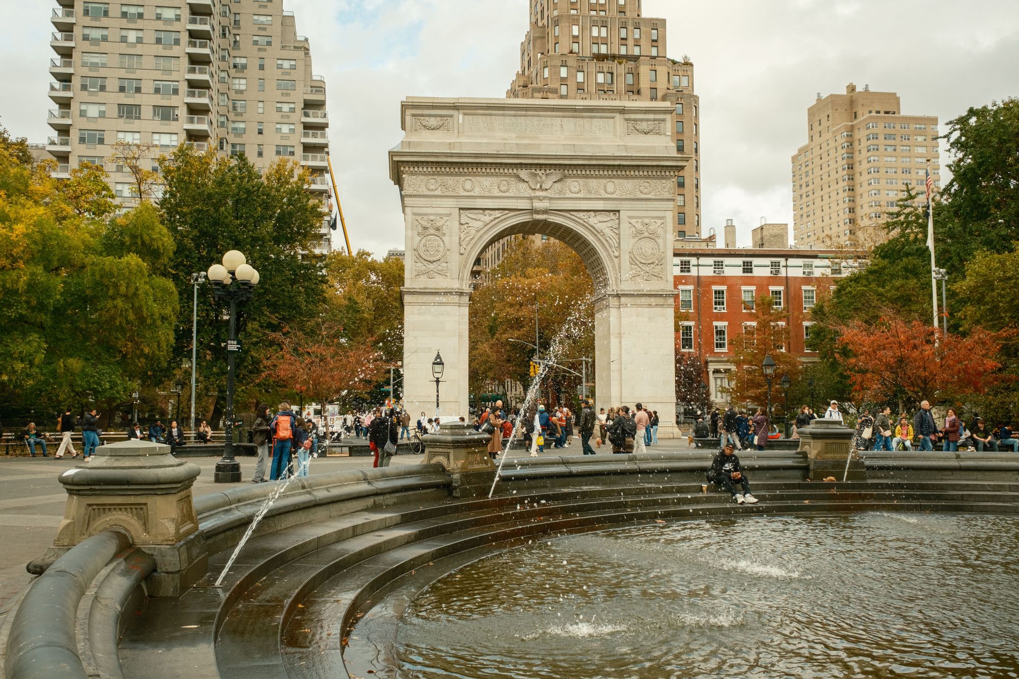Washington Square Park Fountain