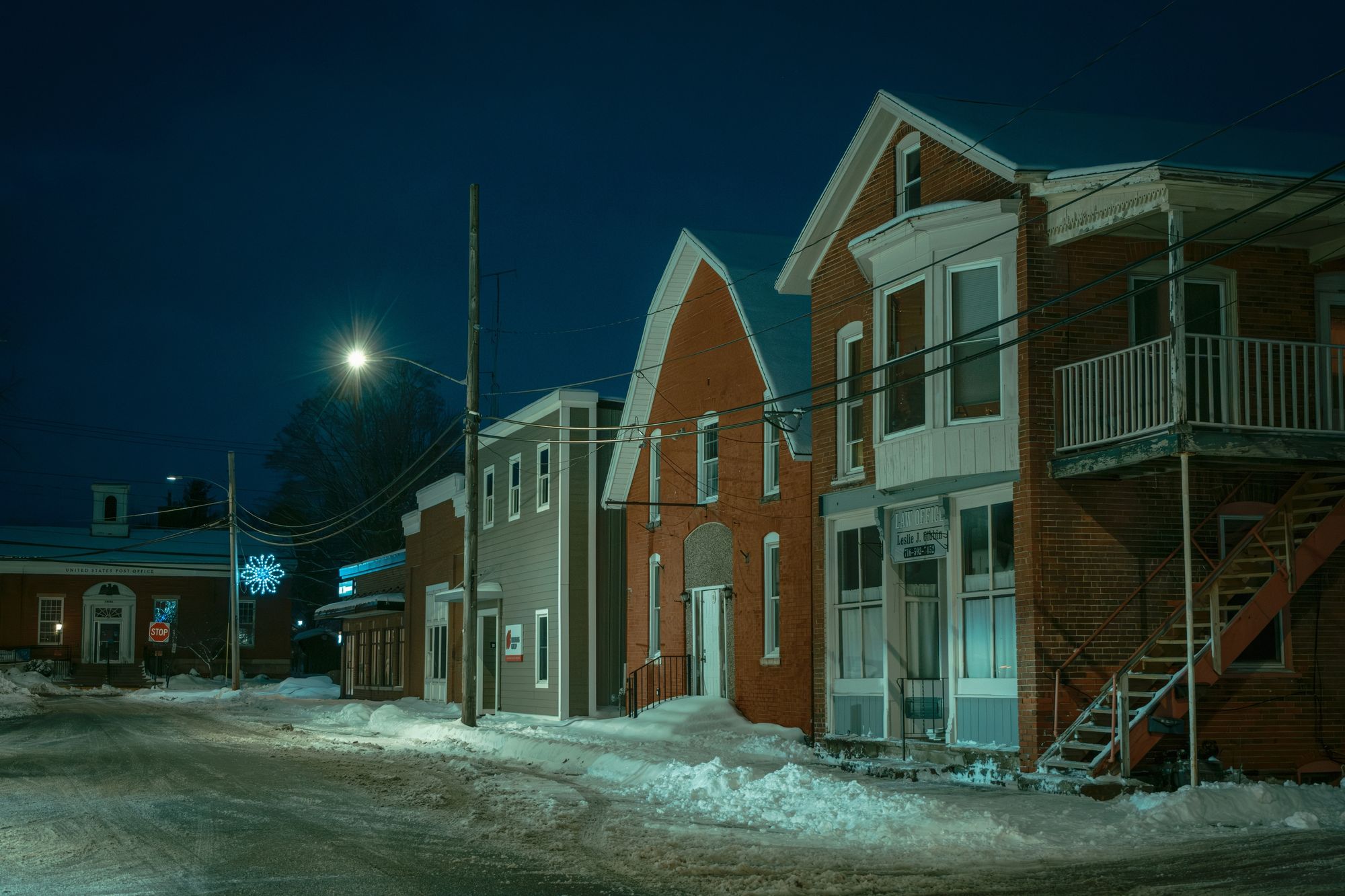 Winter Night in Springville