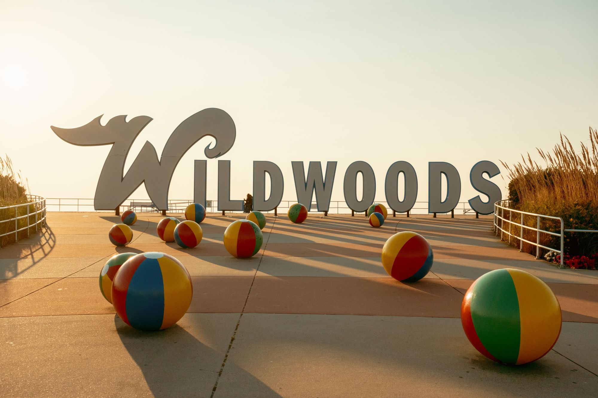 Wildwoods Beach Ball Sign 01