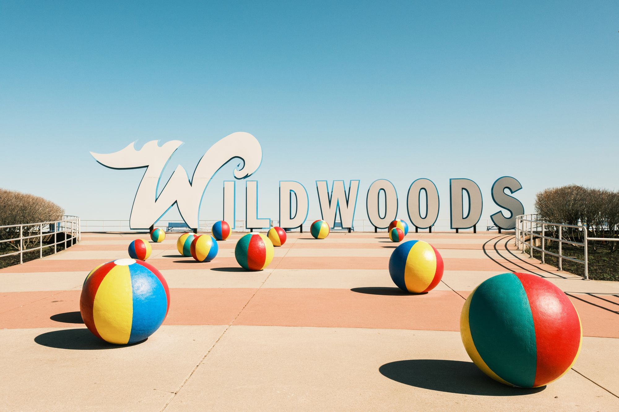 Wildwoods Beach Ball Sign