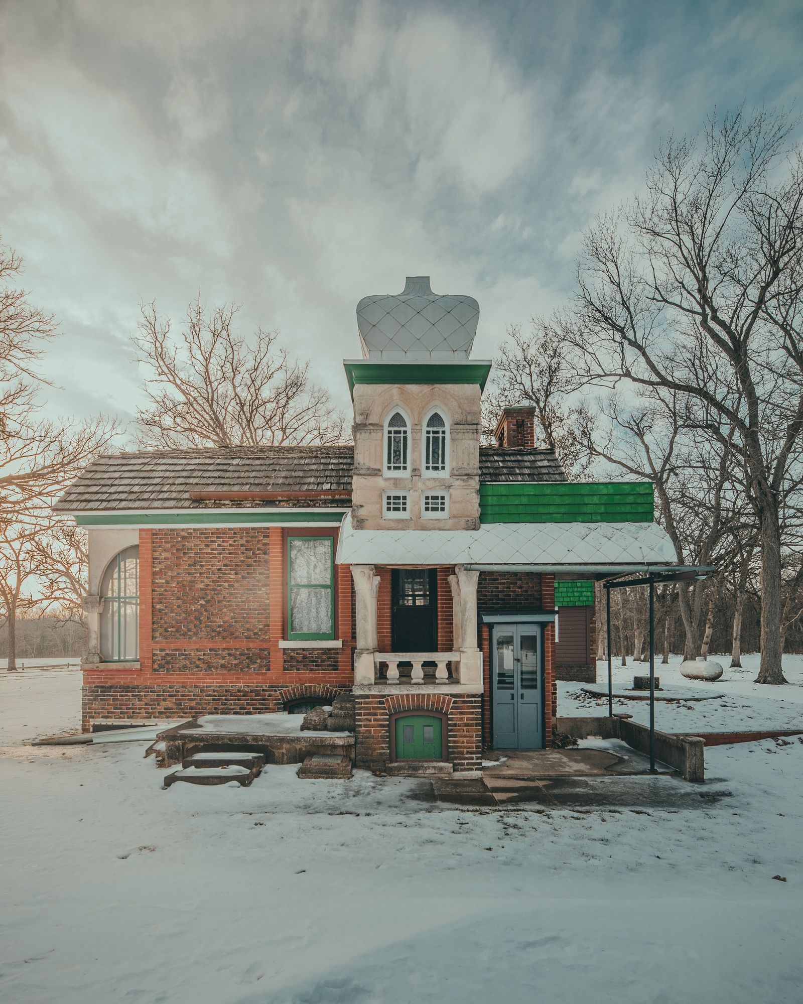 Woodland Palace in Winter