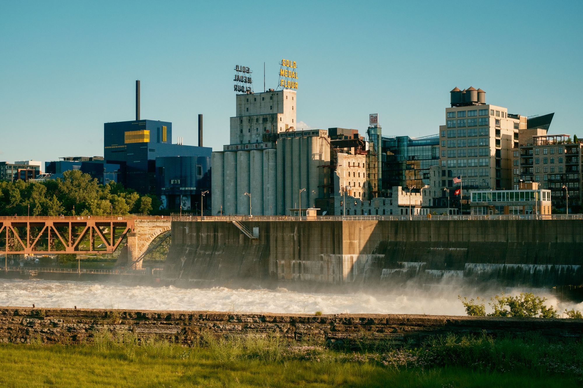 Across the Mississippi, Minneapolis