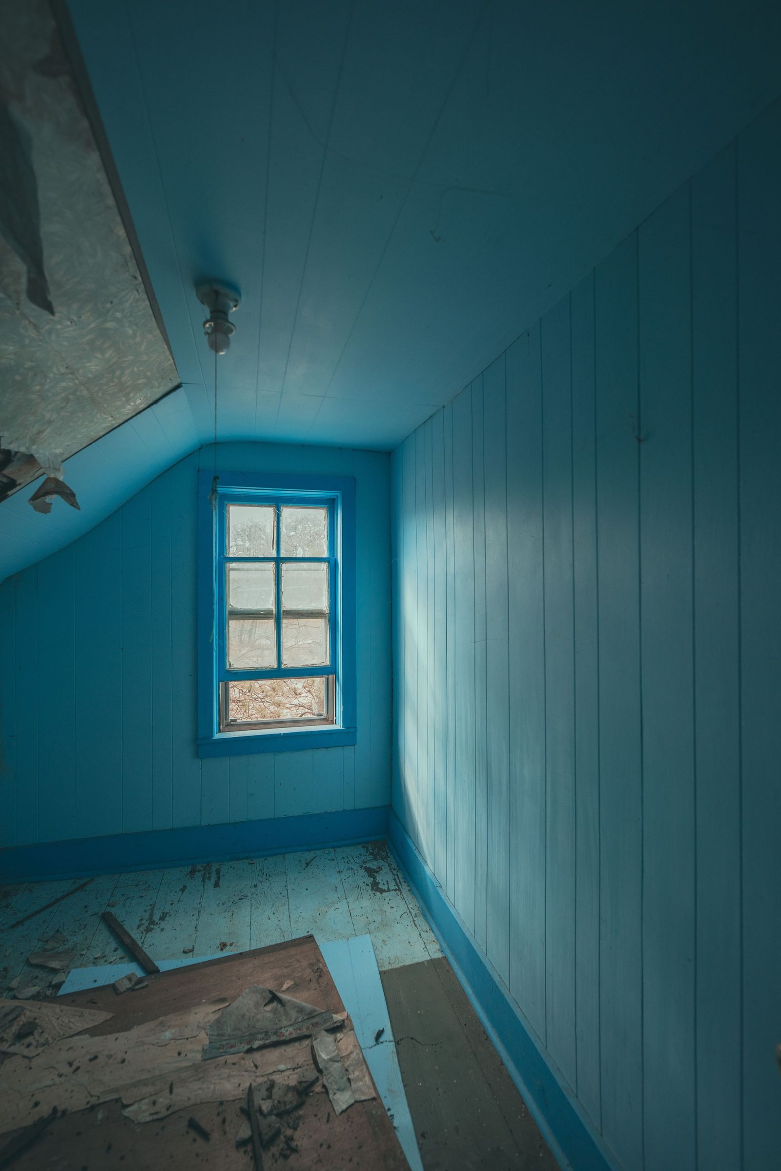 Abandoned Blue Room