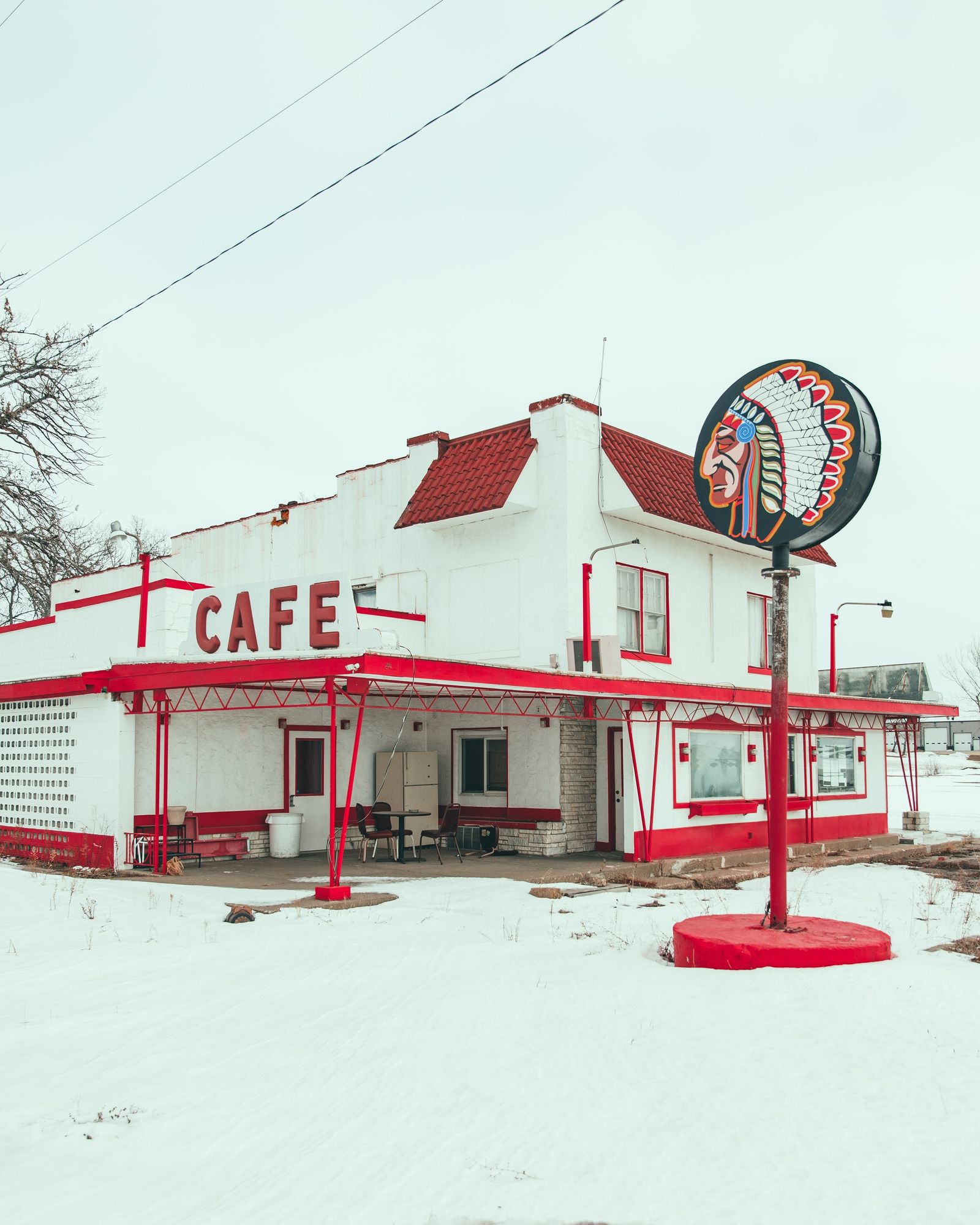 Abandoned Iowa Cafe 01
