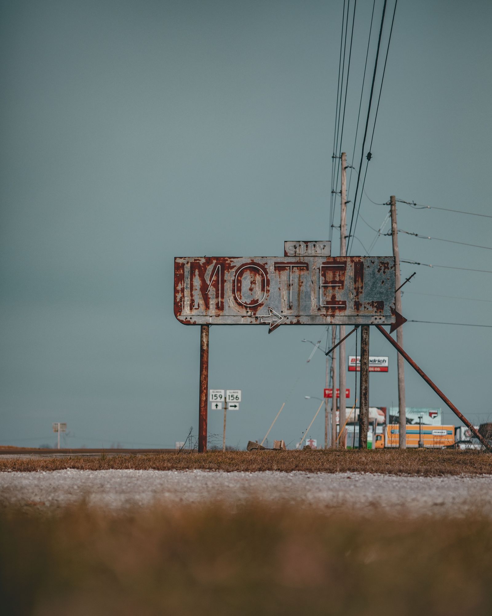 Abandoned Motel Sign