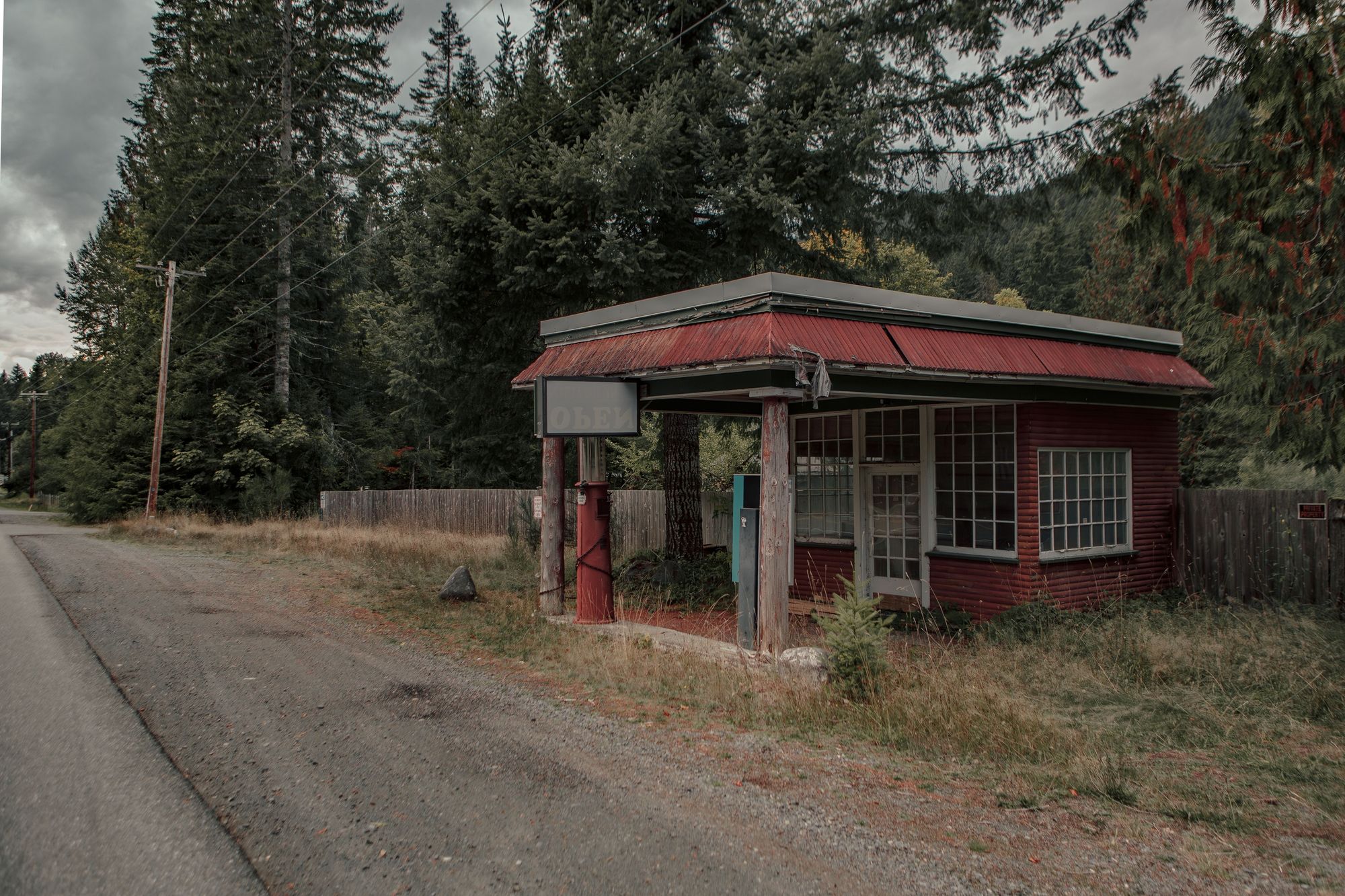 Abandoned Service Station in Ashford 01