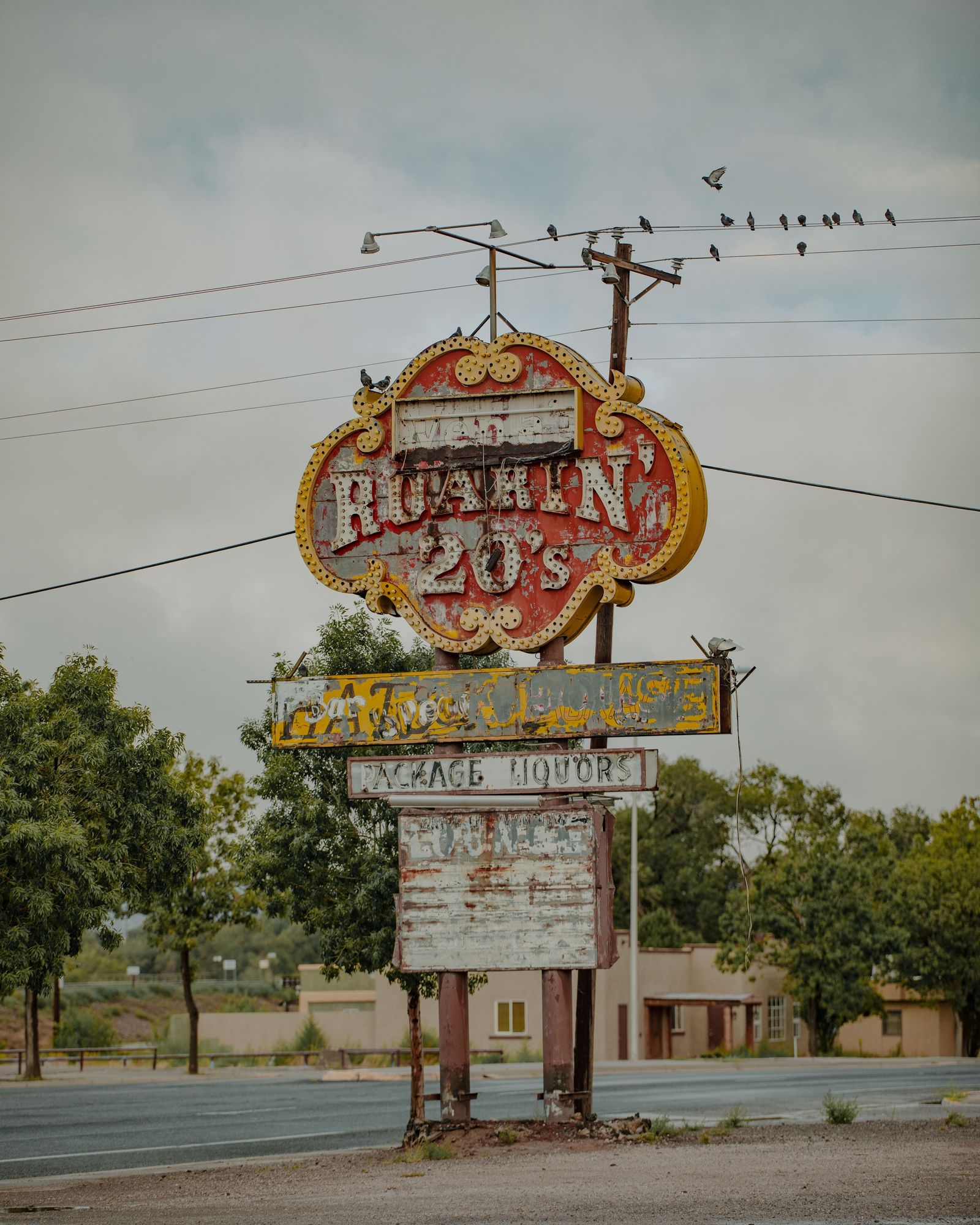 Abandoned Roarin' 20's Sign