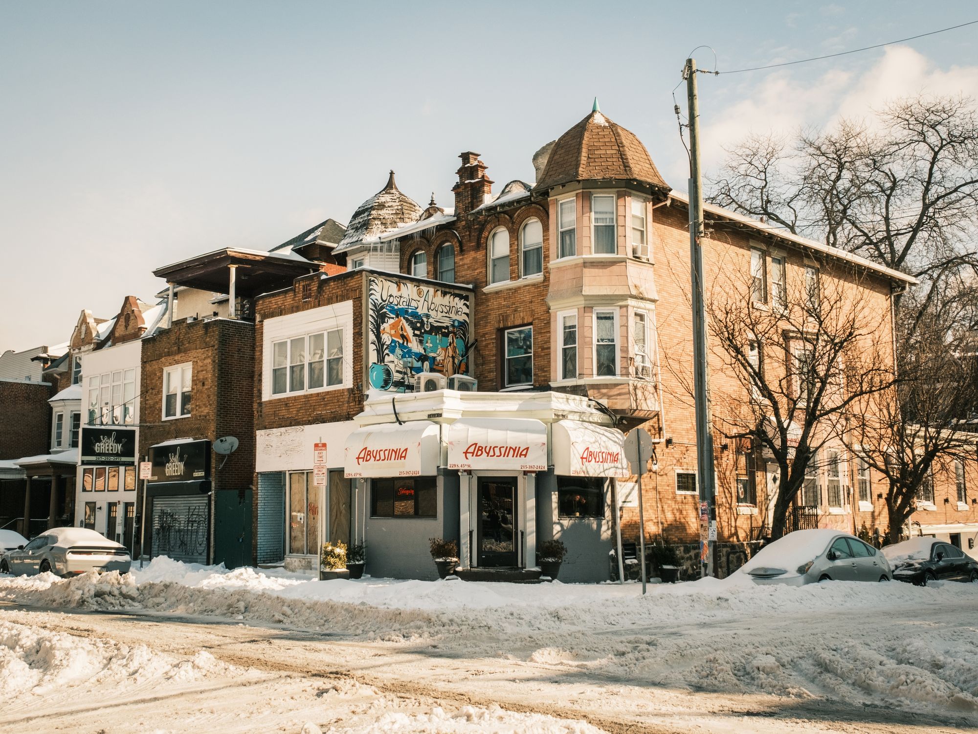 Abyssinia in Snow, Philadelphia 02