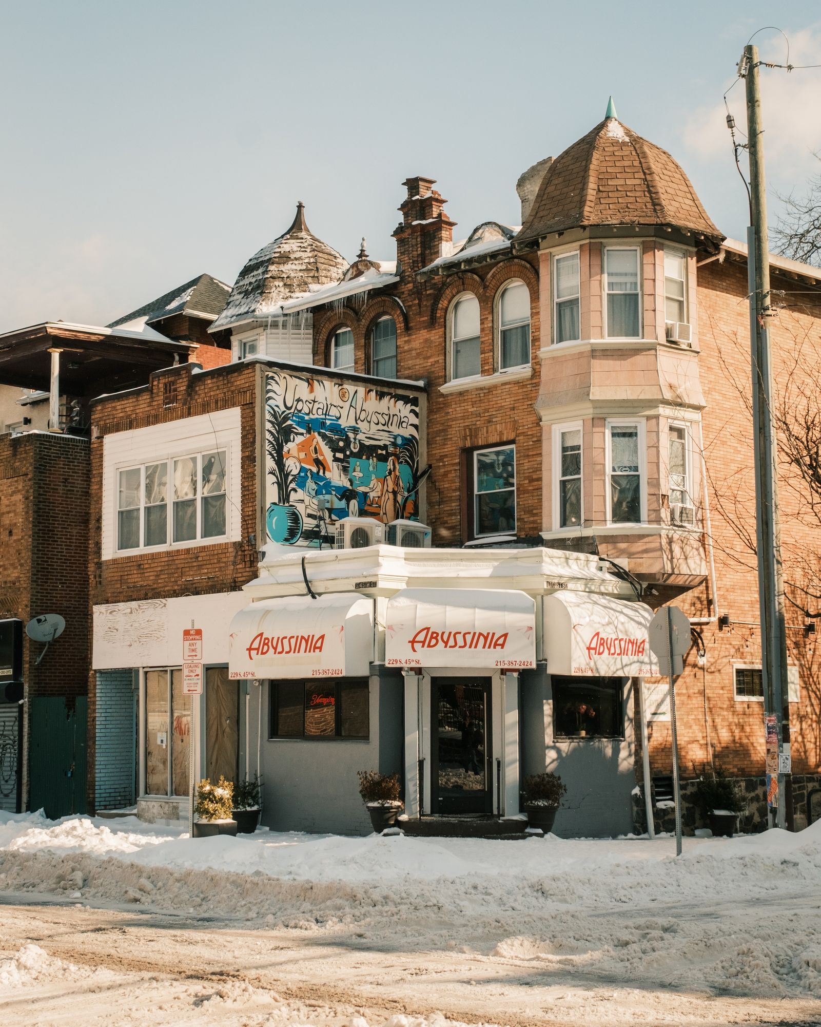 Abyssinia in Snow, Philadelphia 01