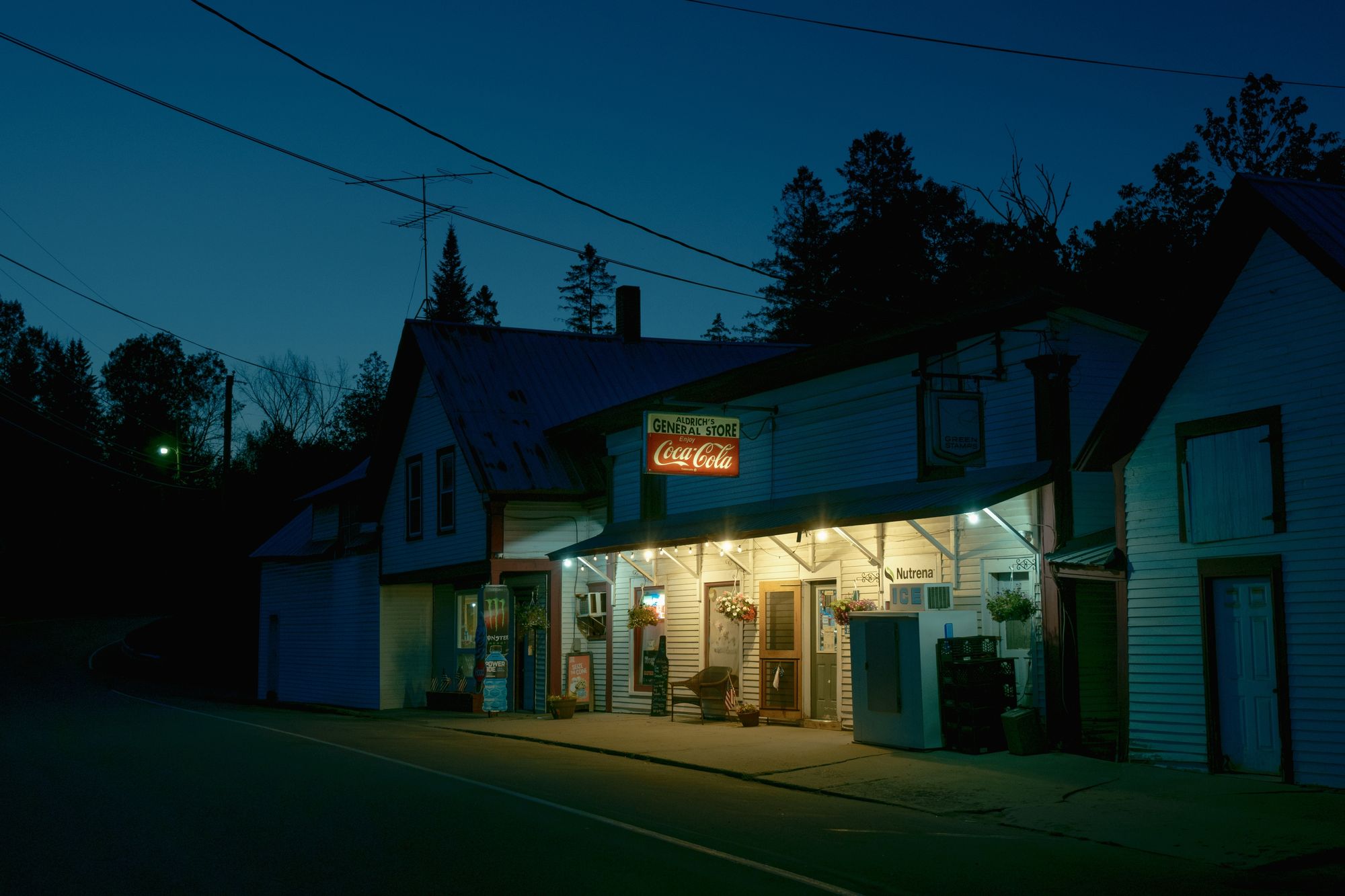 Aldrich's General Store at Night, Burke