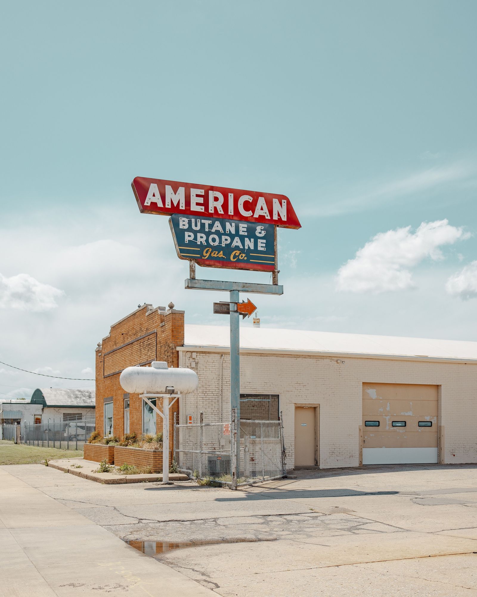 American Butane & Propane Sign