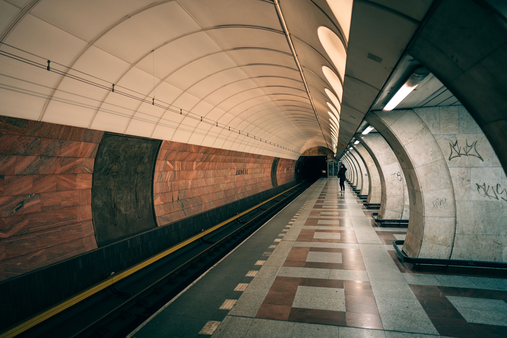 Anděl Metro Station, Prague