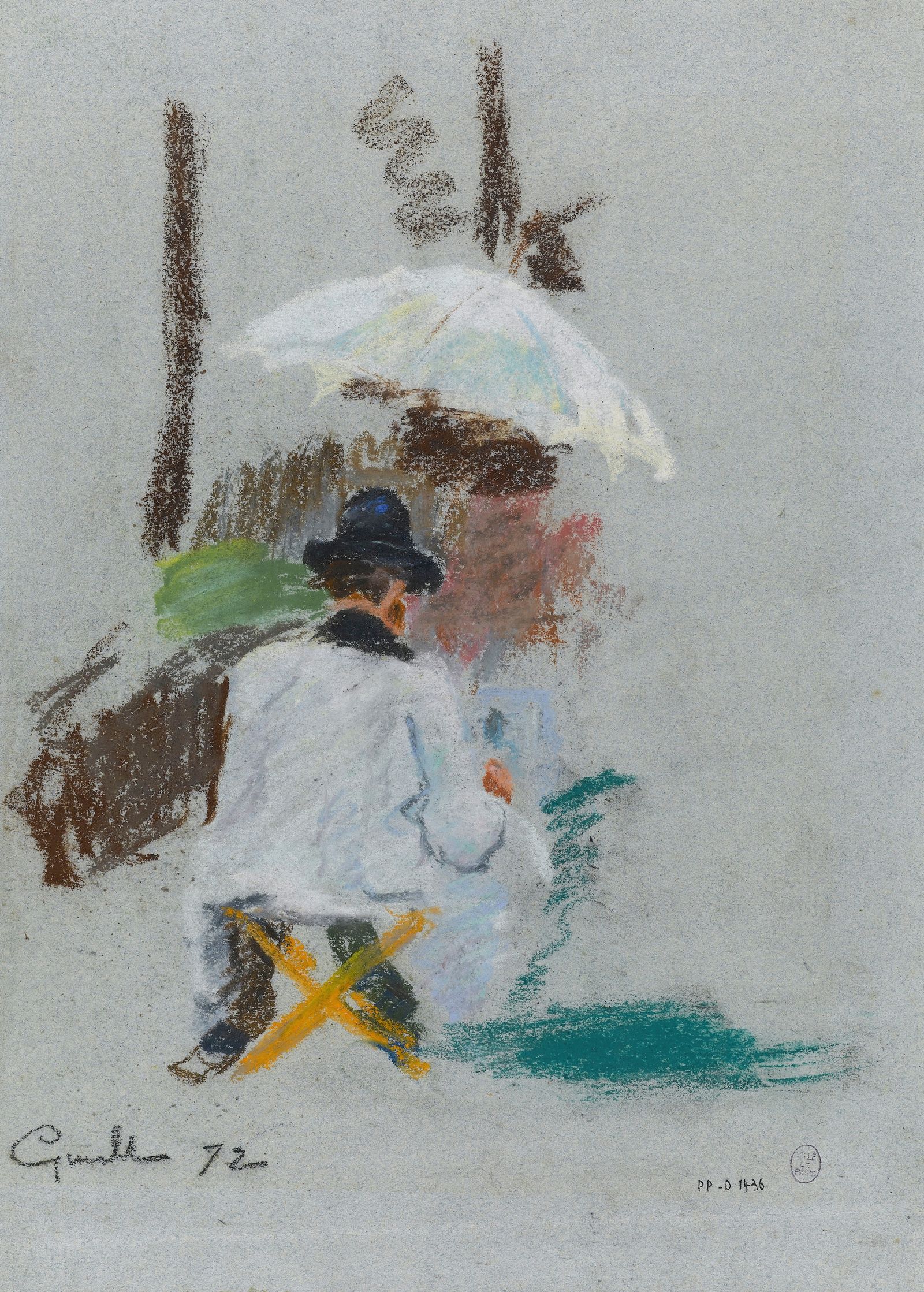 Artiste à son chevalet (1872)