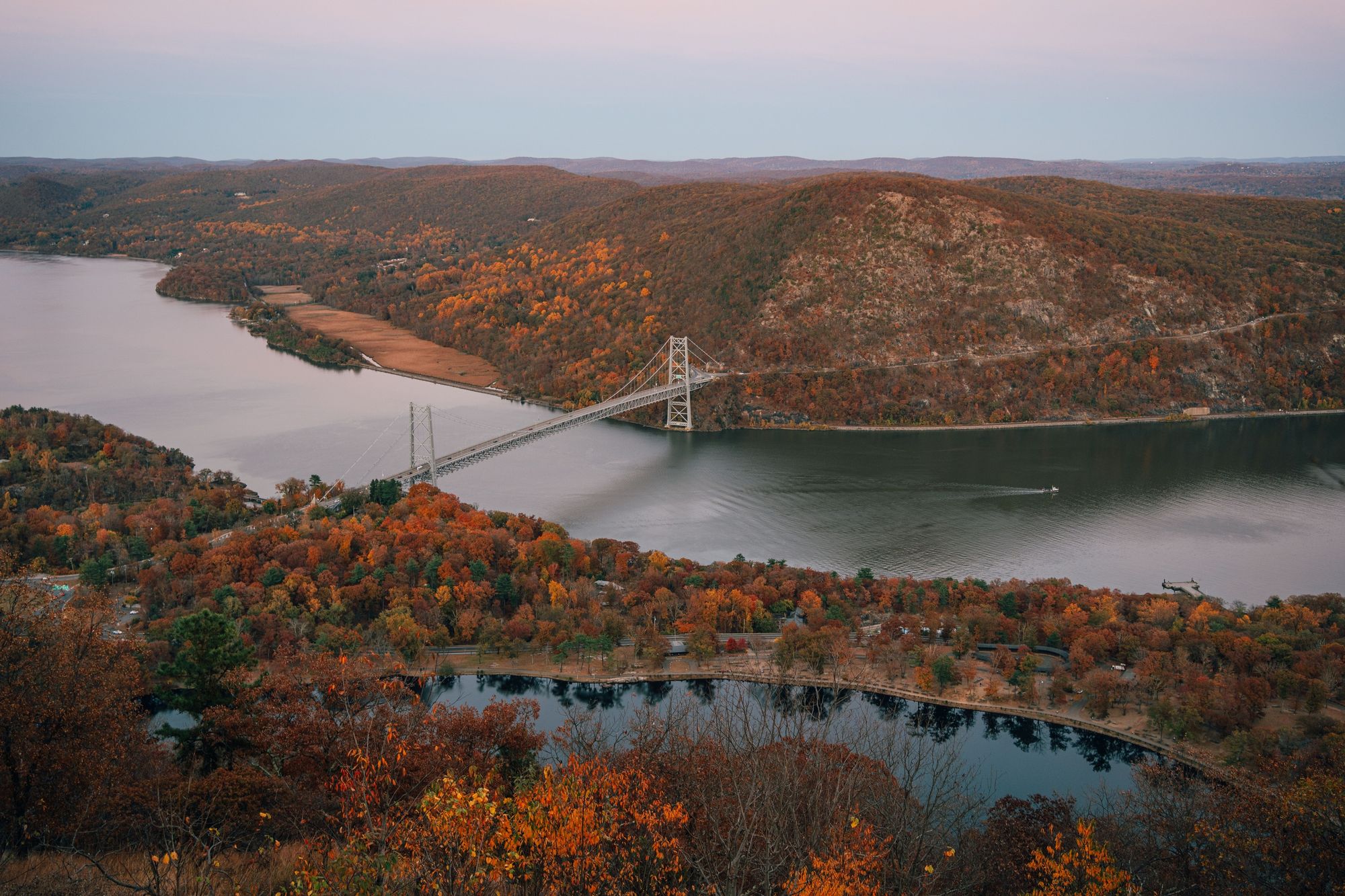 Autumn View of the Bear Mountain Bridge