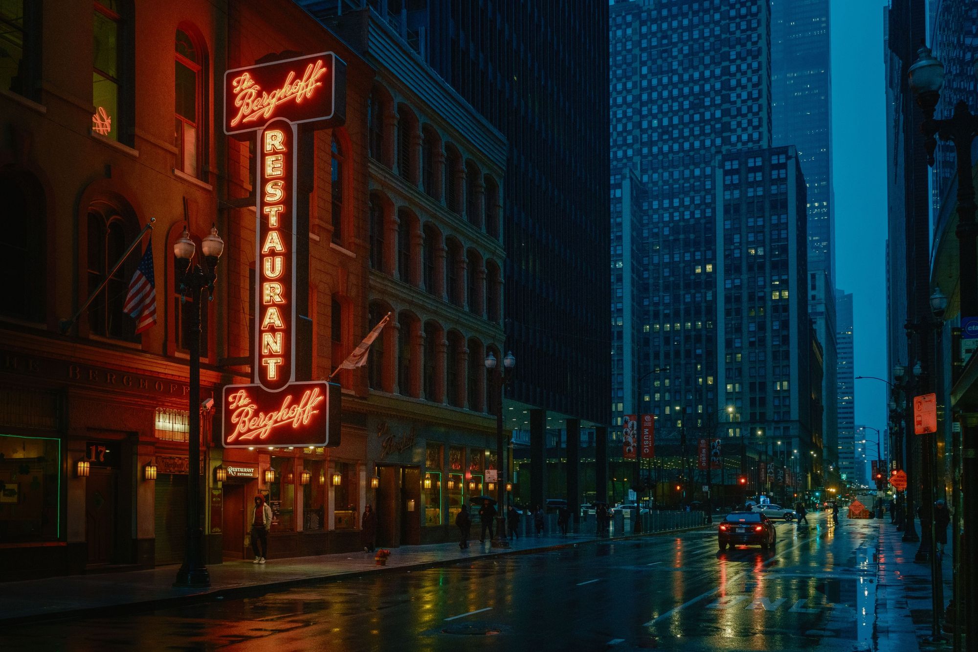 Berghoff Restaurant Neon, Chicago 02