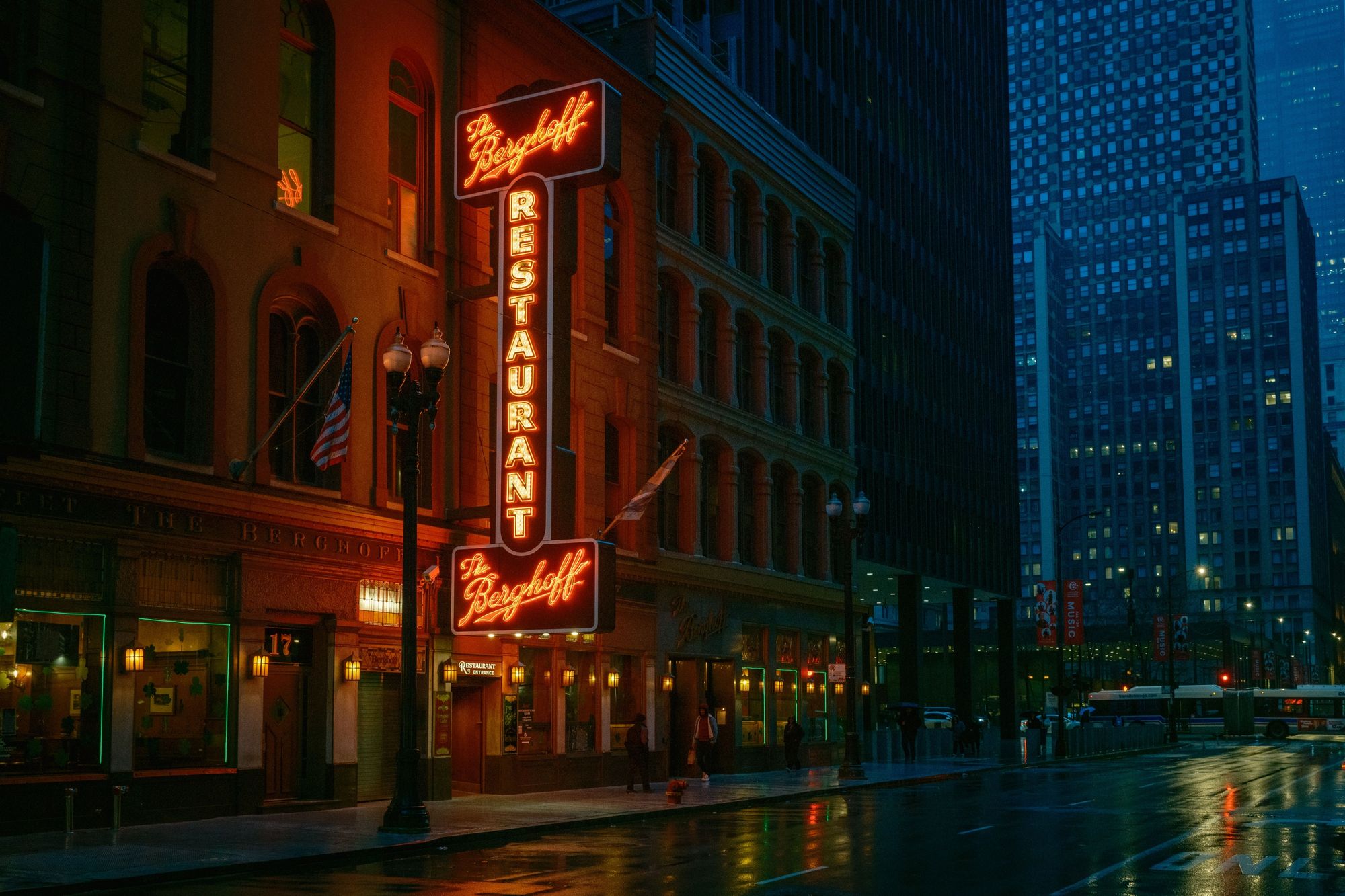 Berghoff Restaurant Neon, Chicago 04