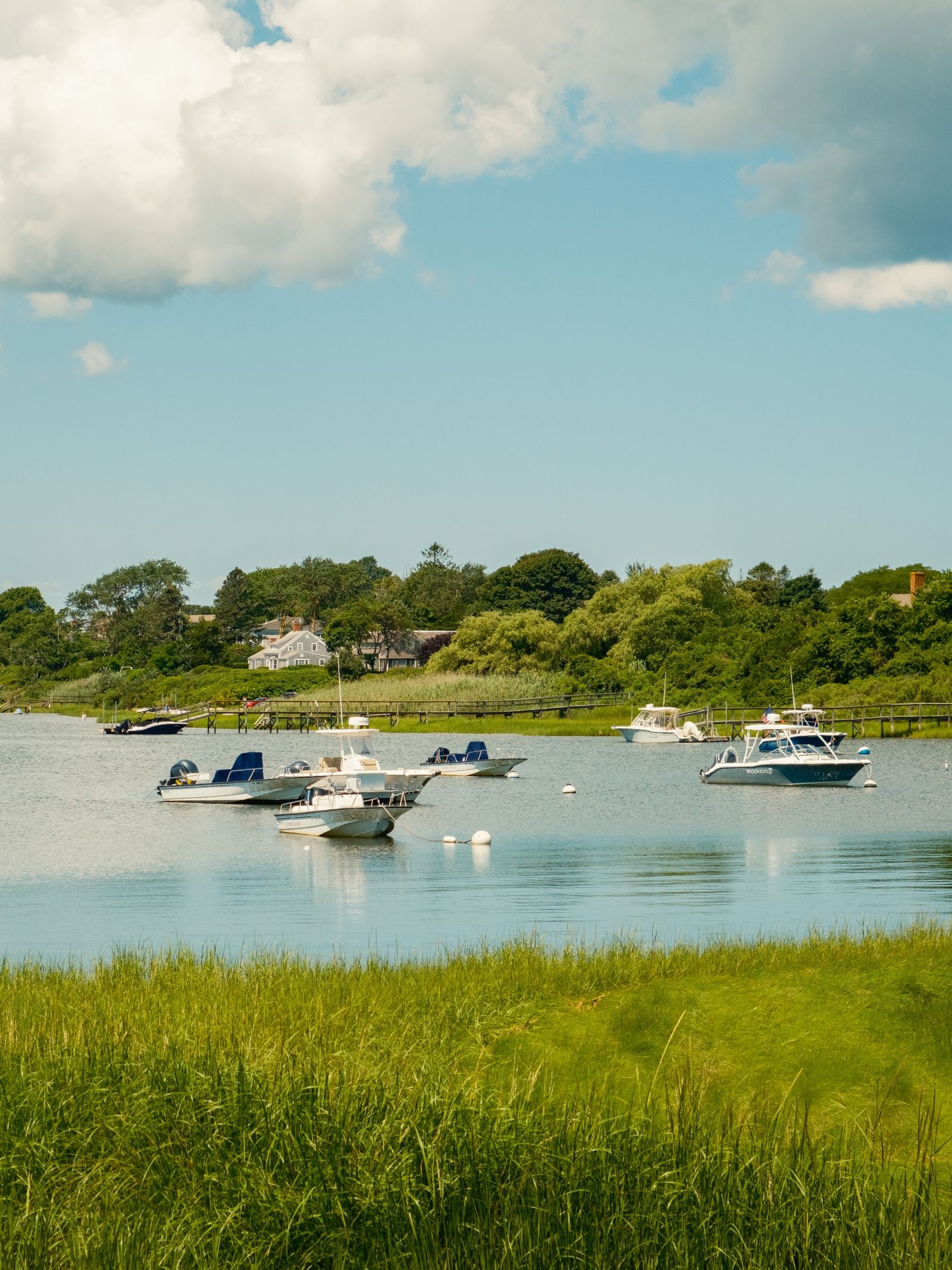 Boats in Oyster Pond, Chatham 02