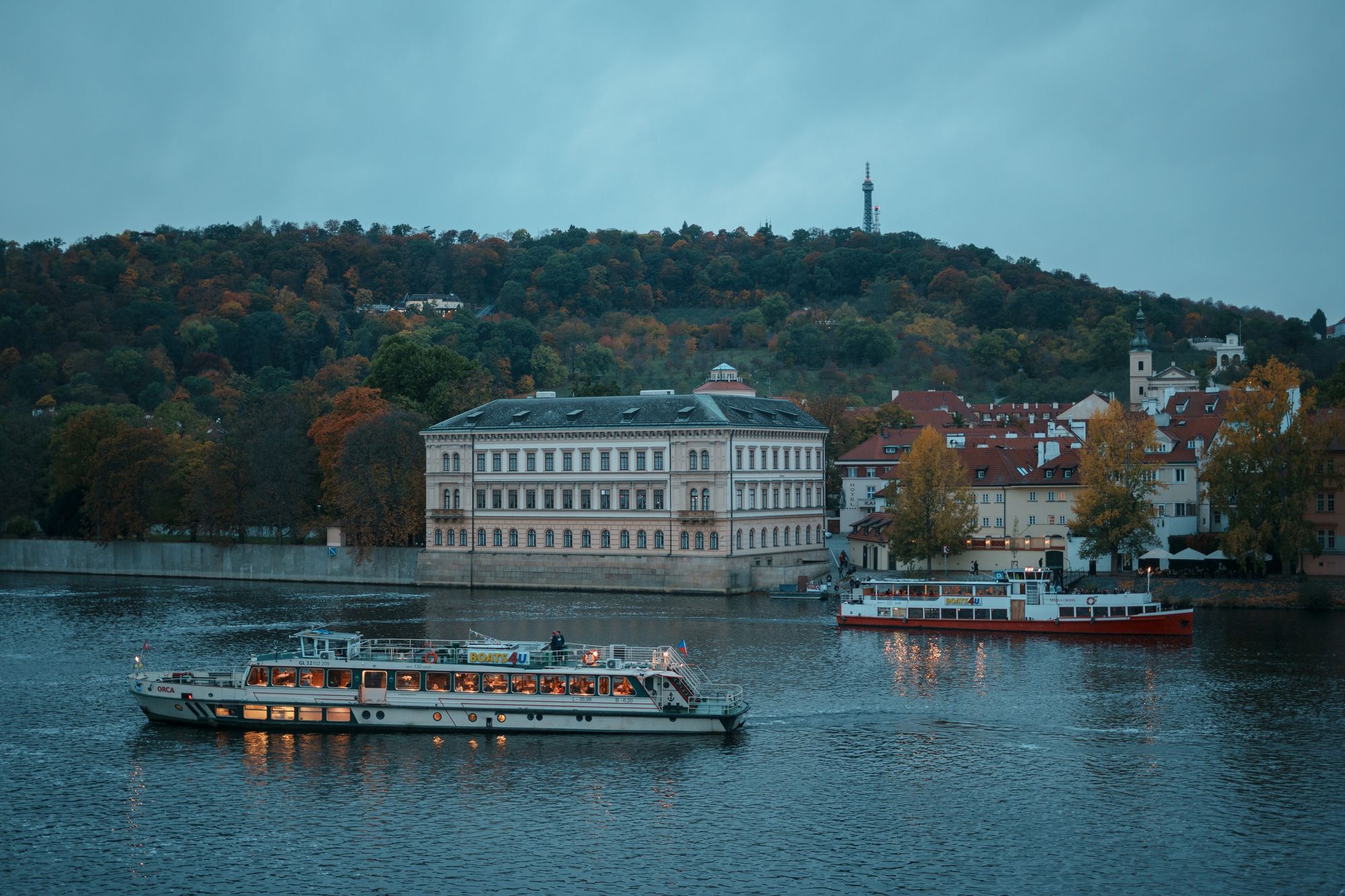 Boats on the Vltava, Prague 02