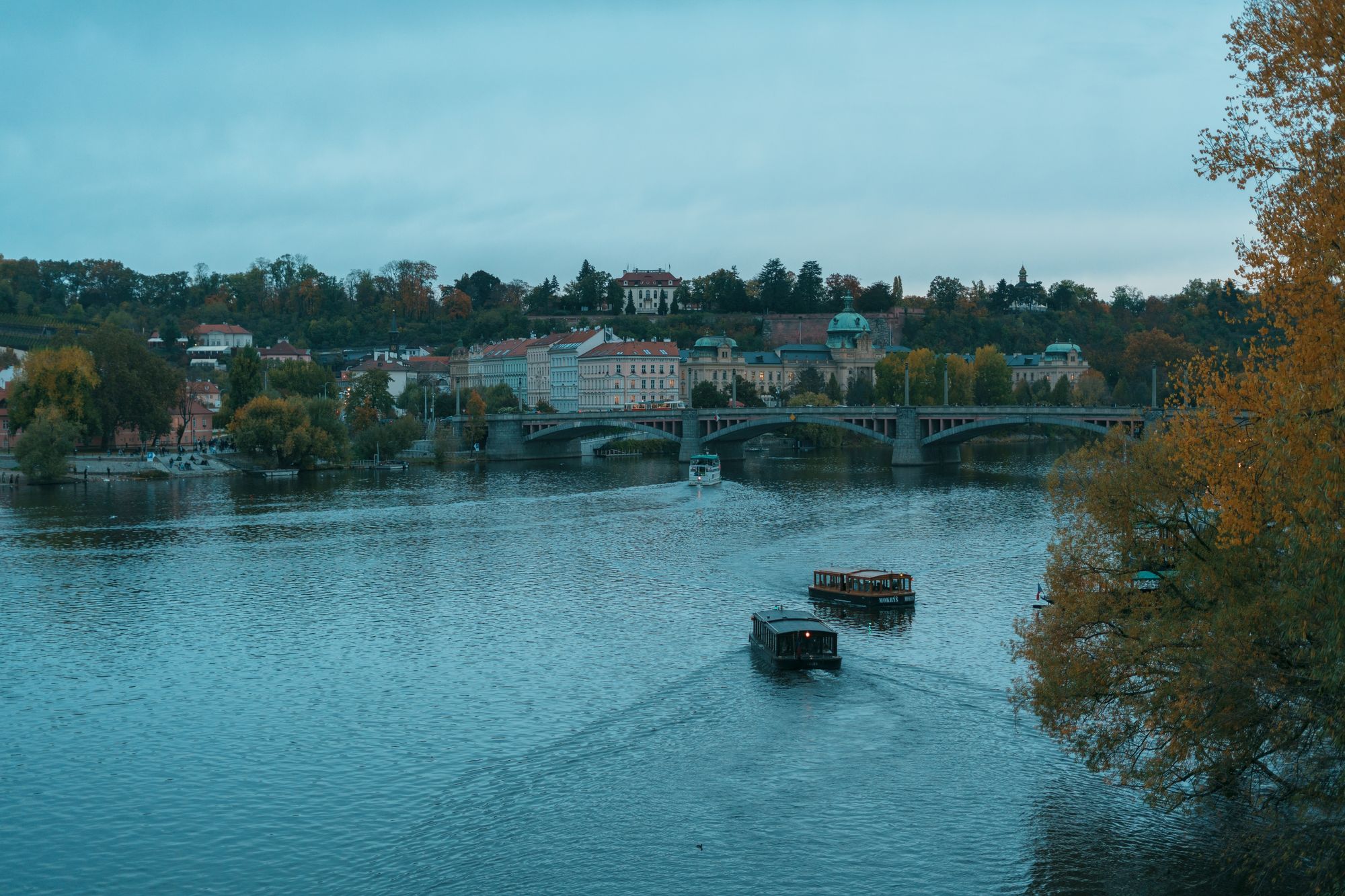 Boats on the Vltava, Prague 03