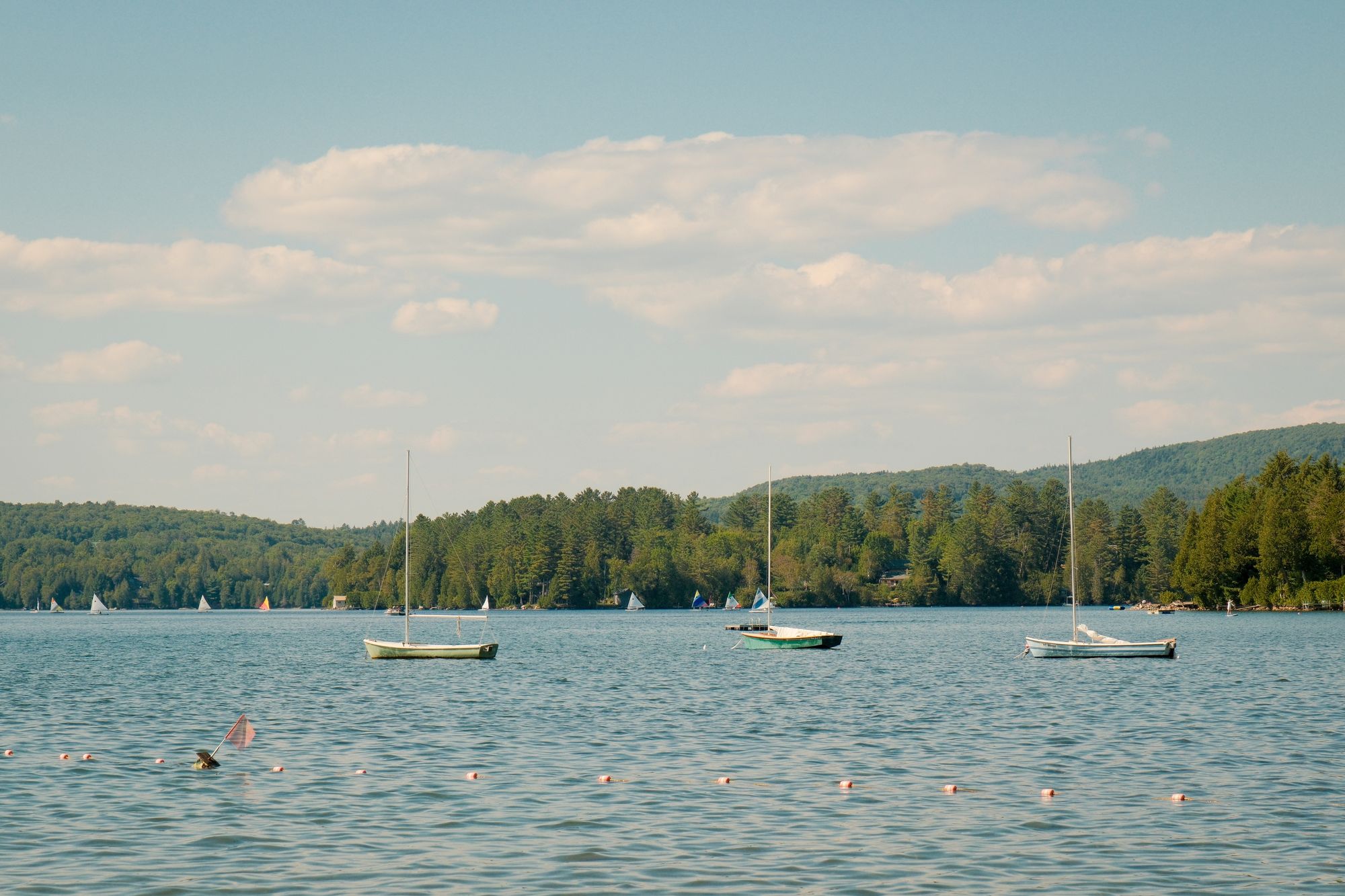 Boats on Caspian Lake, Greensboro 02