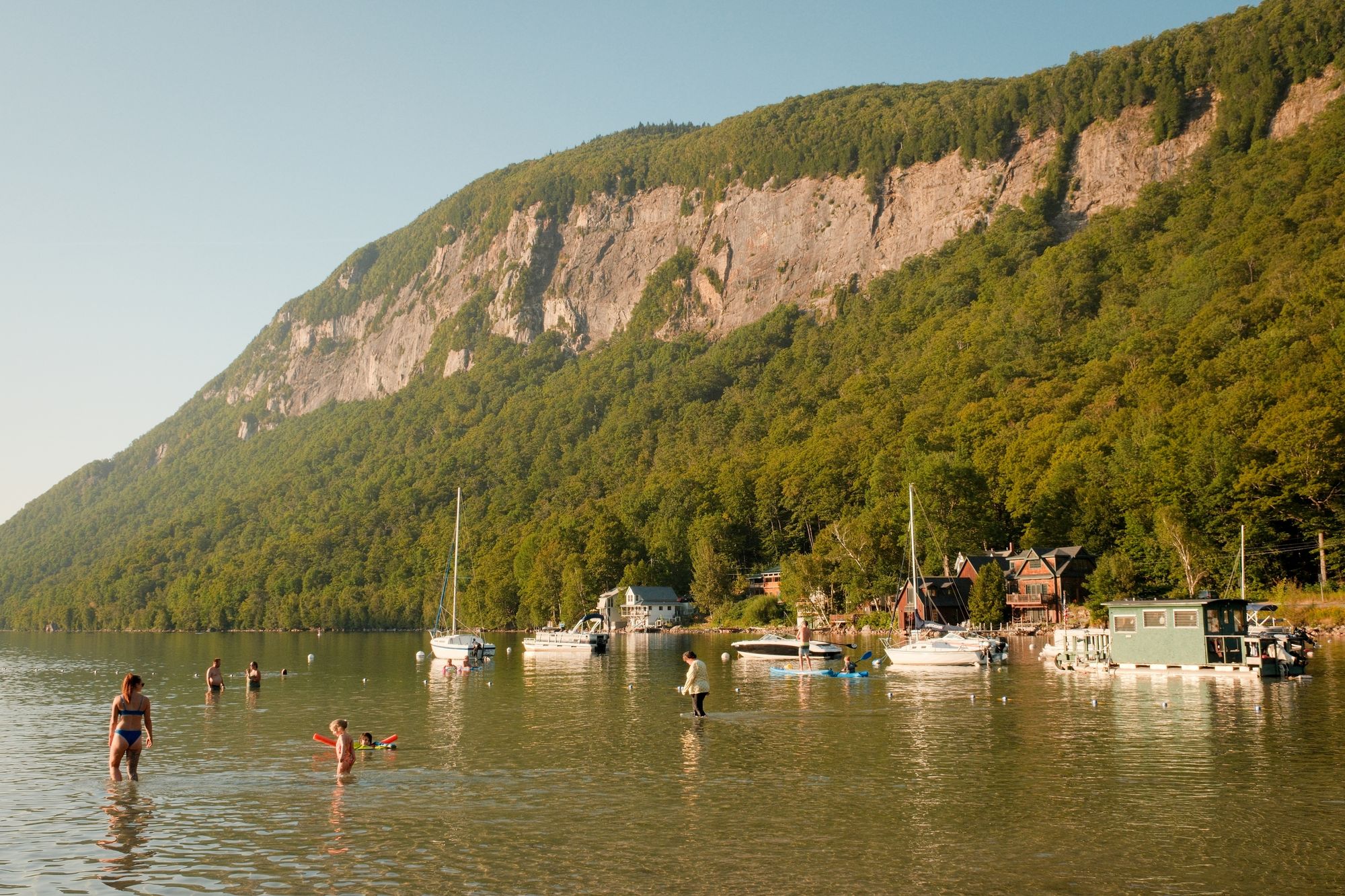 Boats on Lake Willoughby 02