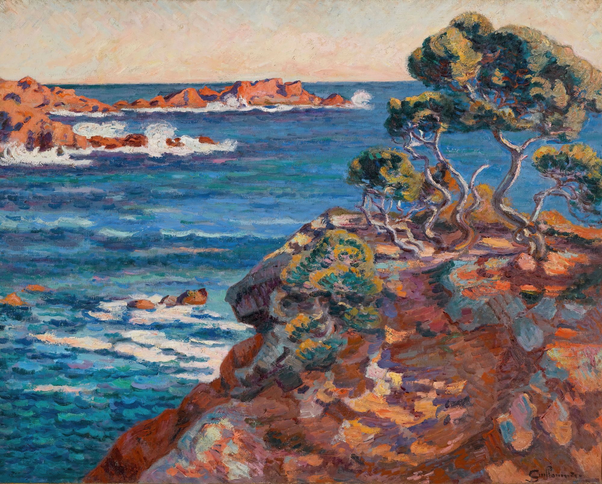 Bord De Mer À Agay (circa 1900)