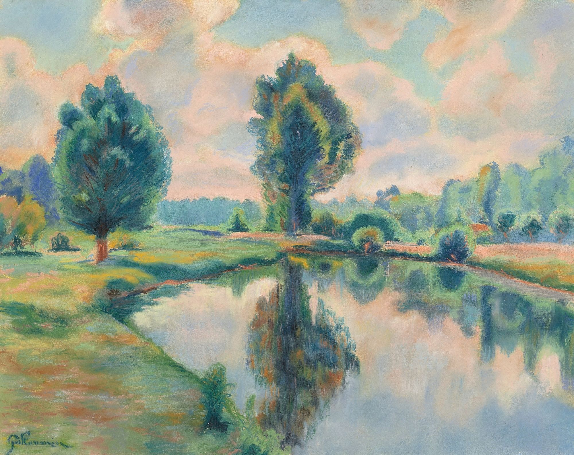 Bord de rivière (circa 1900)