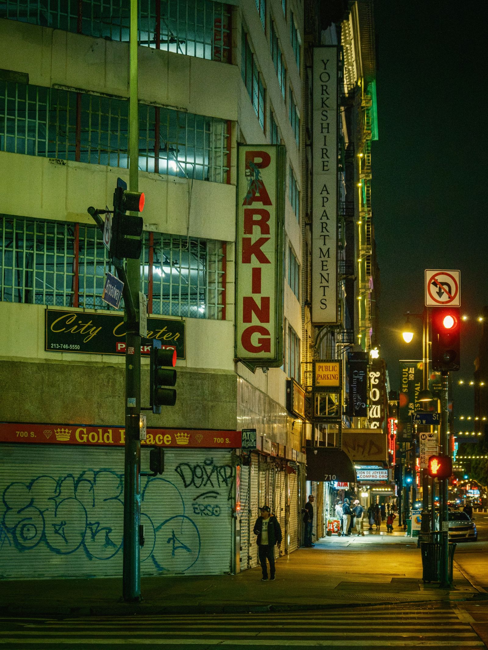 Broadway at Night, Los Angeles