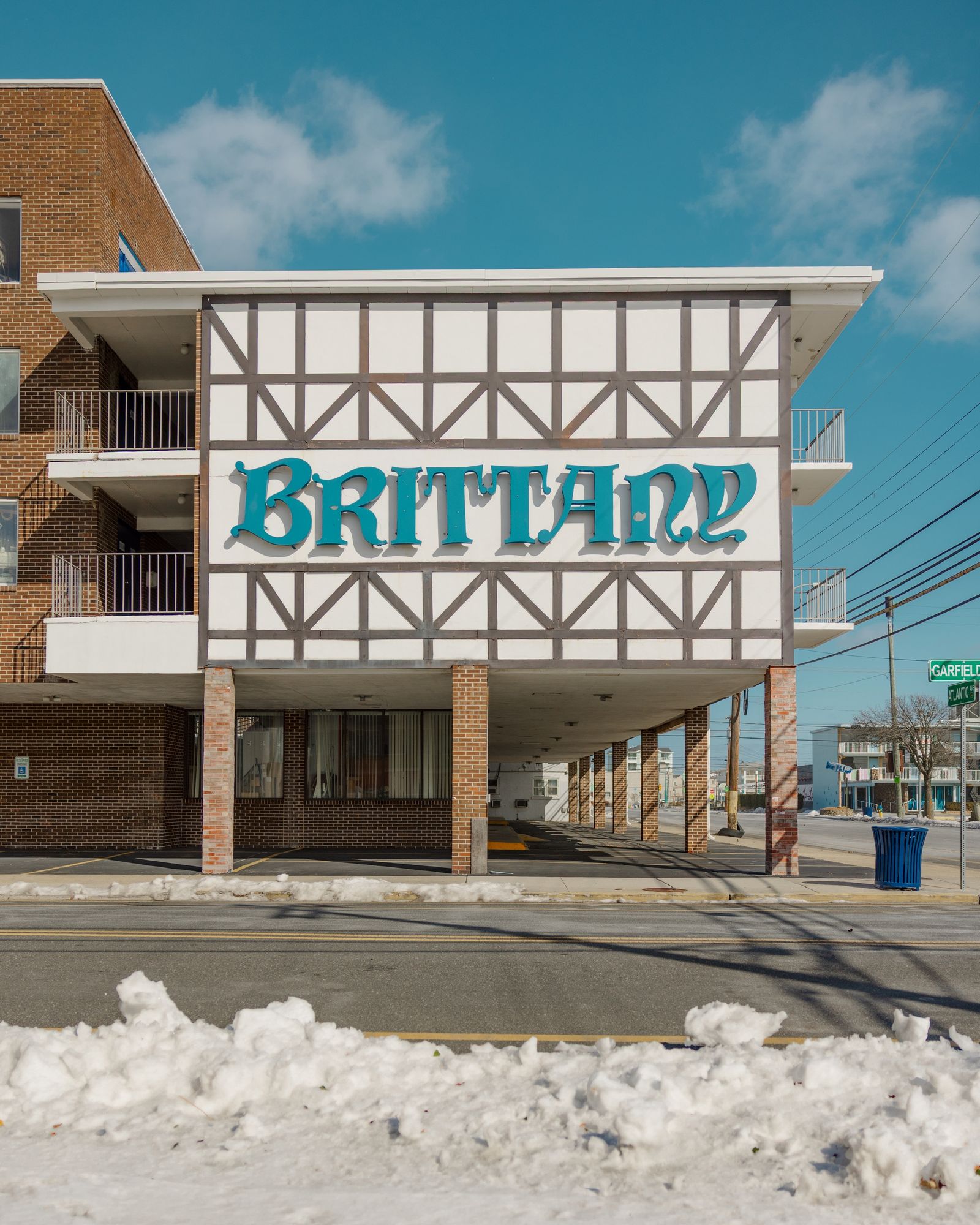 Brittany Motel in Winter
