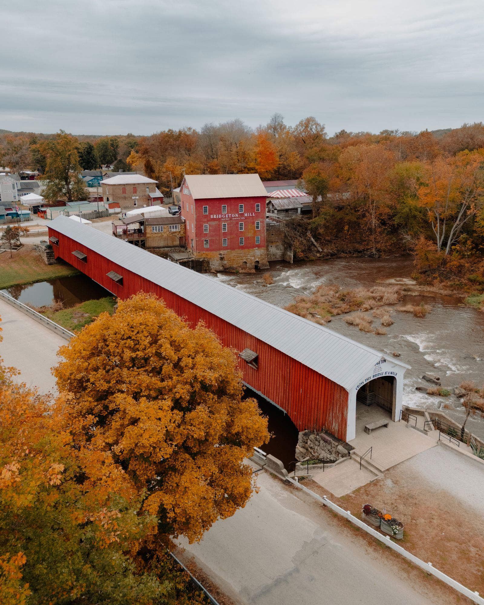 Bridgeton Mill Aerial View 01