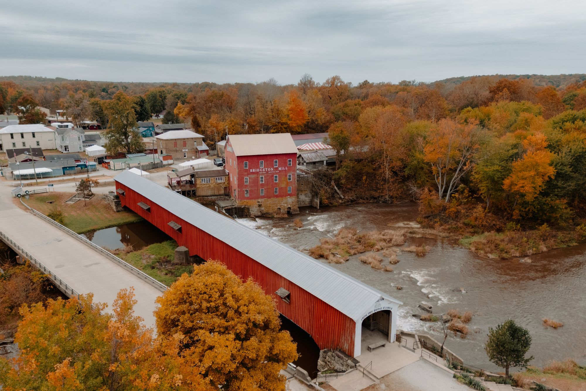 Bridgeton Mill Aerial View 02