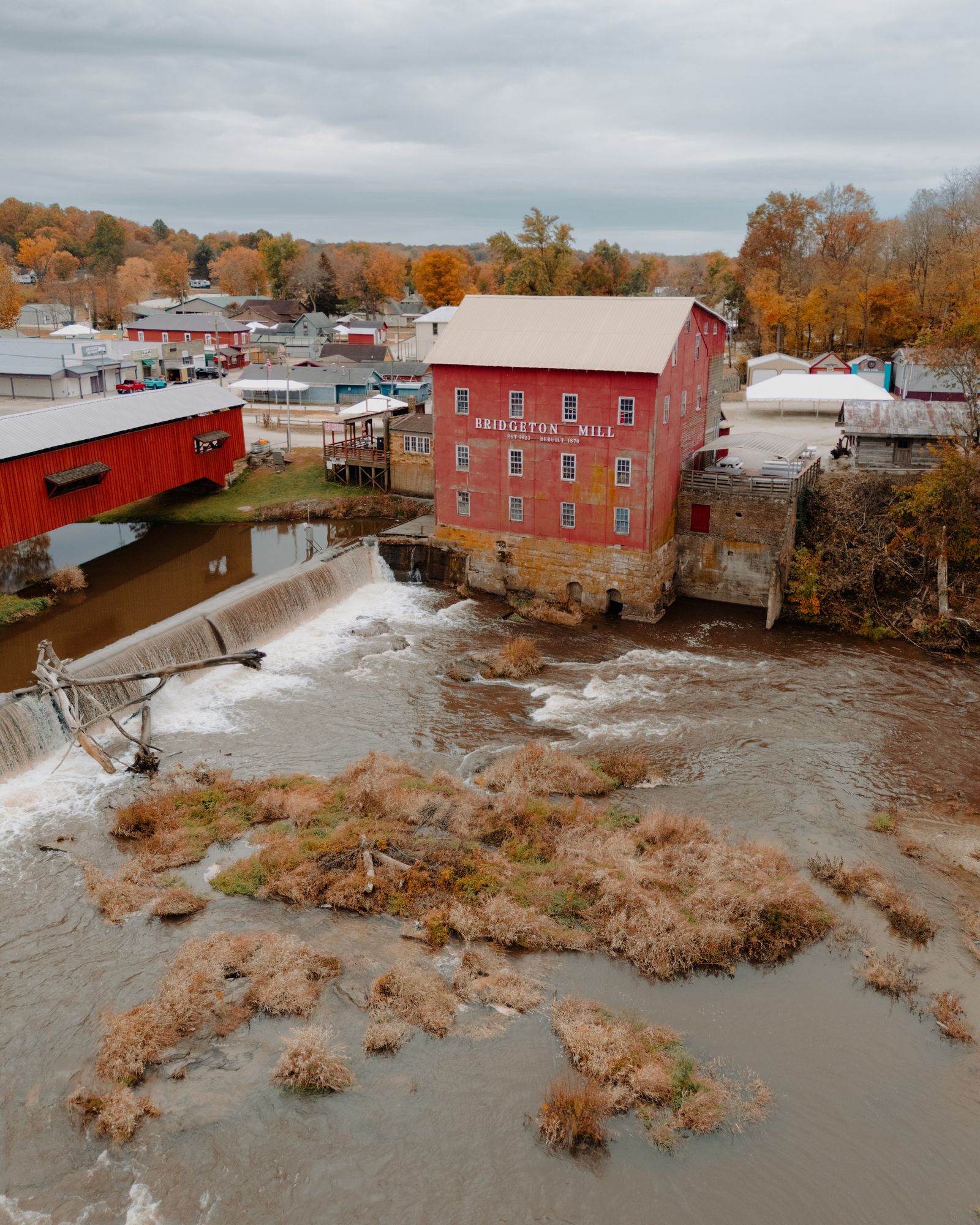 Bridgeton Mill Aerial View 03