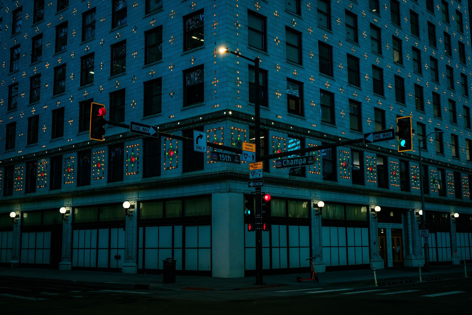 Bright Lights of 15th & Champa, Downtown Denver