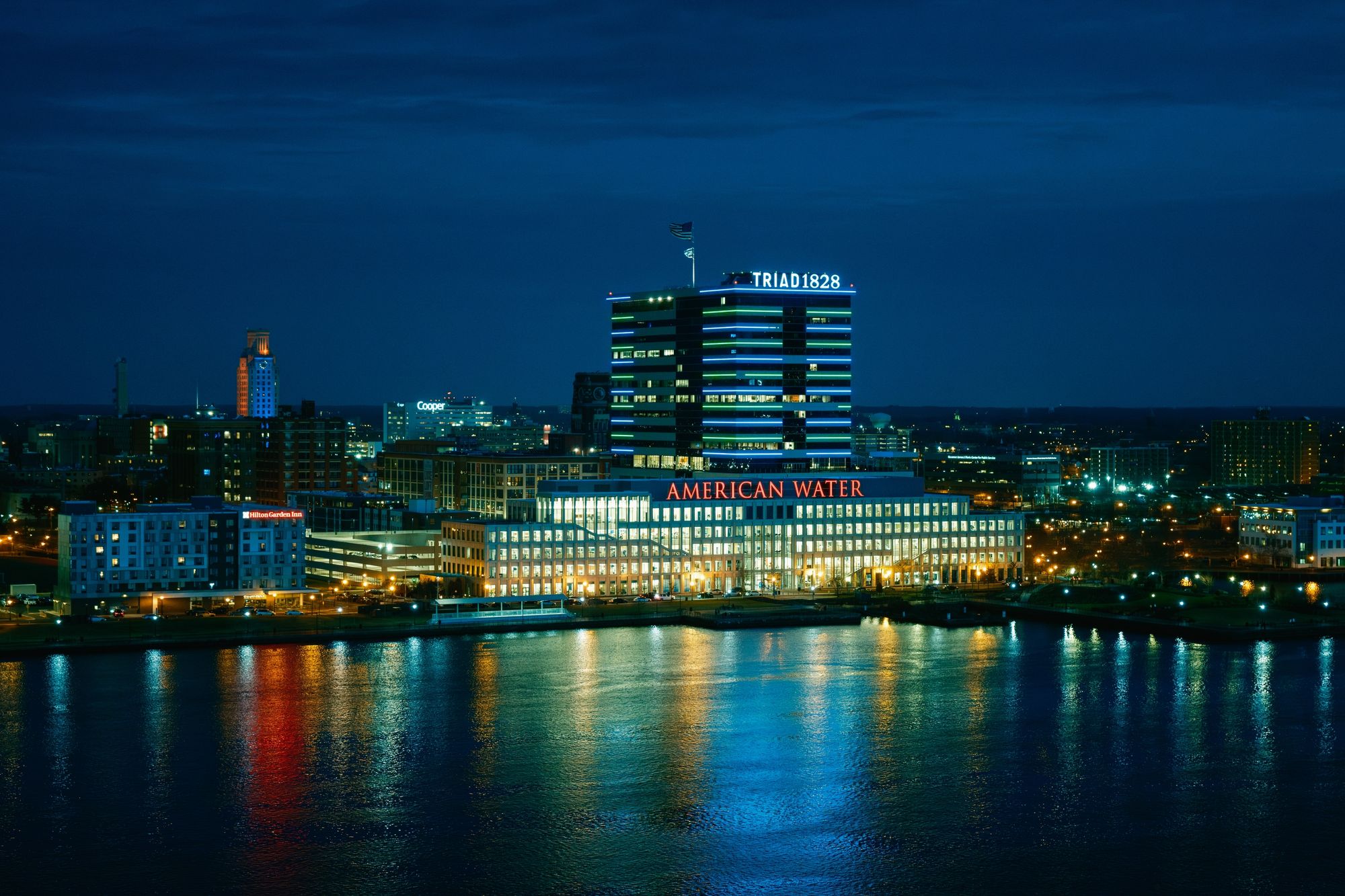 Camden Waterfront at Night