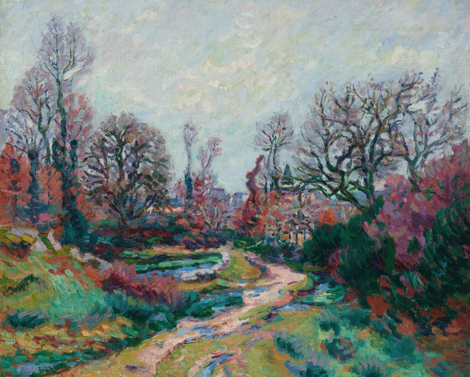 Chemin de l’abreuvoir, après la pluie (circa 1903)